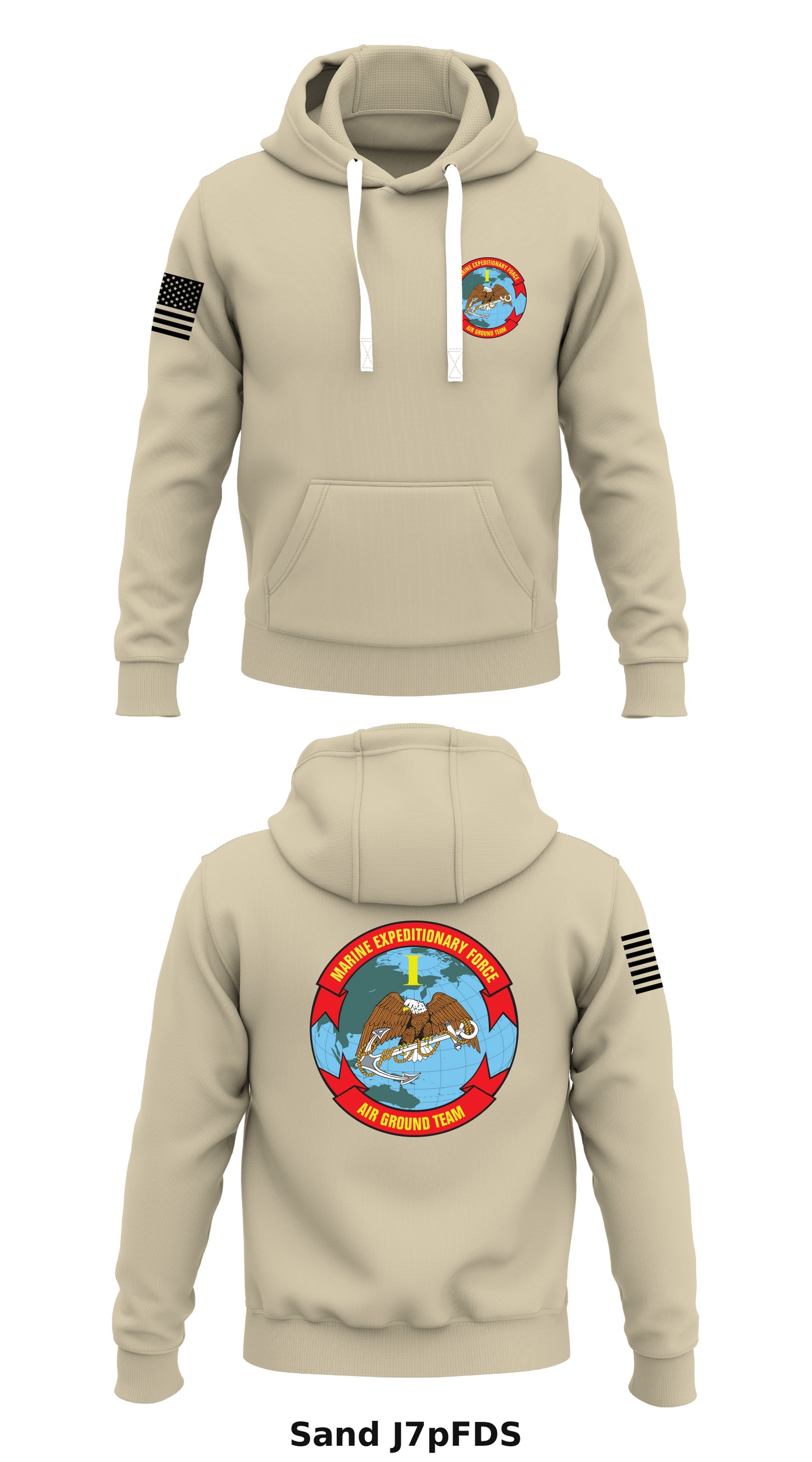 1 Marine Expeditionary Force Store 1 Core Men's Hooded Performance Sweatshirt - J7pFDS