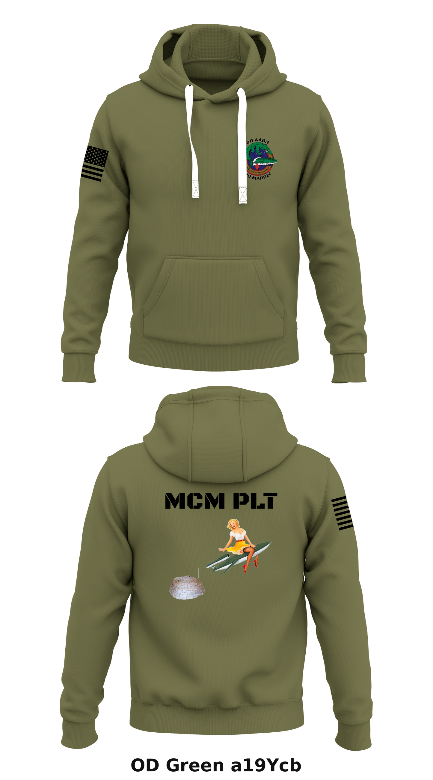 MCM PLT, 2D AABN, 2D MARDIV Store 1 Core Men's Hooded Performance Sweatshirt - a19Ycb