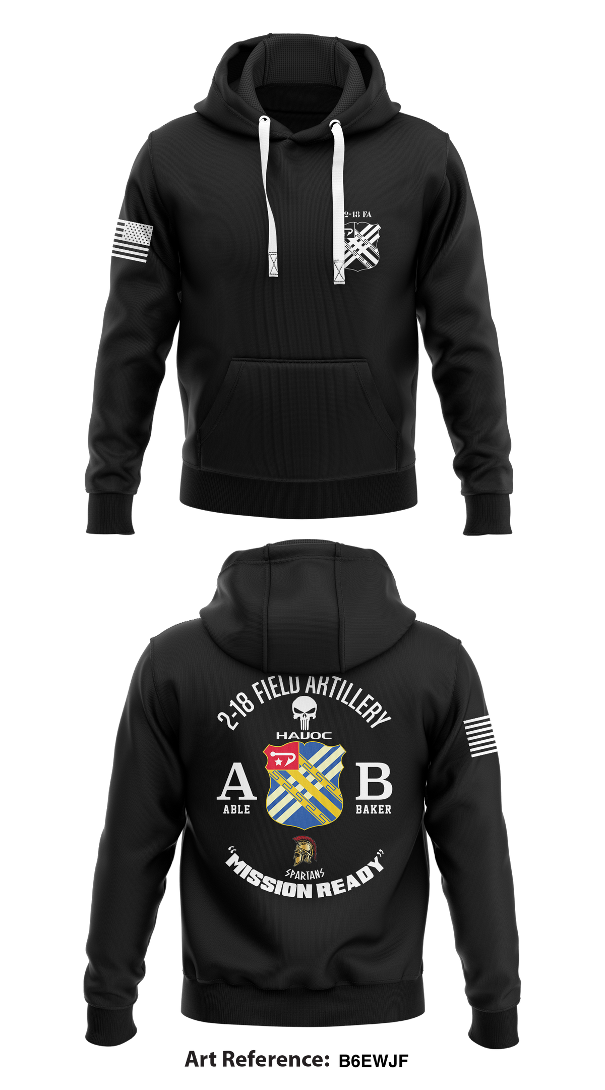 2-18 Field Artillery Store 1 Core Men's Hooded Performance Sweatshirt - b6ewJF