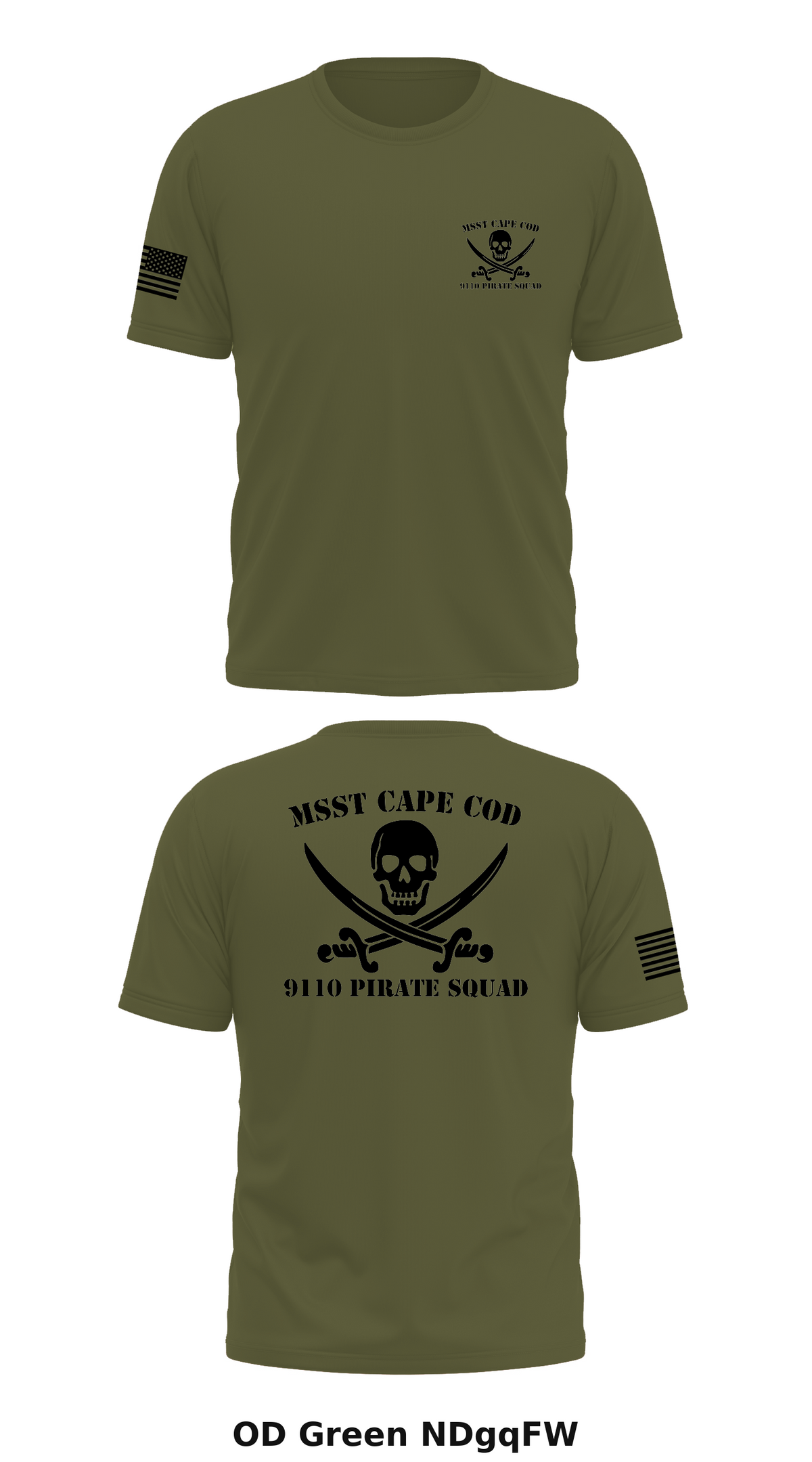 MSST Cape Cod 9110 PIRATE SQUAD Store 1 Core Men's SS Performance Tee - NDgqFW