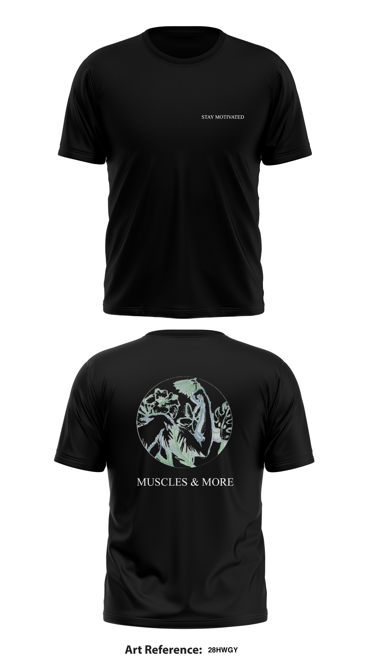 Muscles & More Store 1 Core Men's SS Performance Tee - 28HwGY