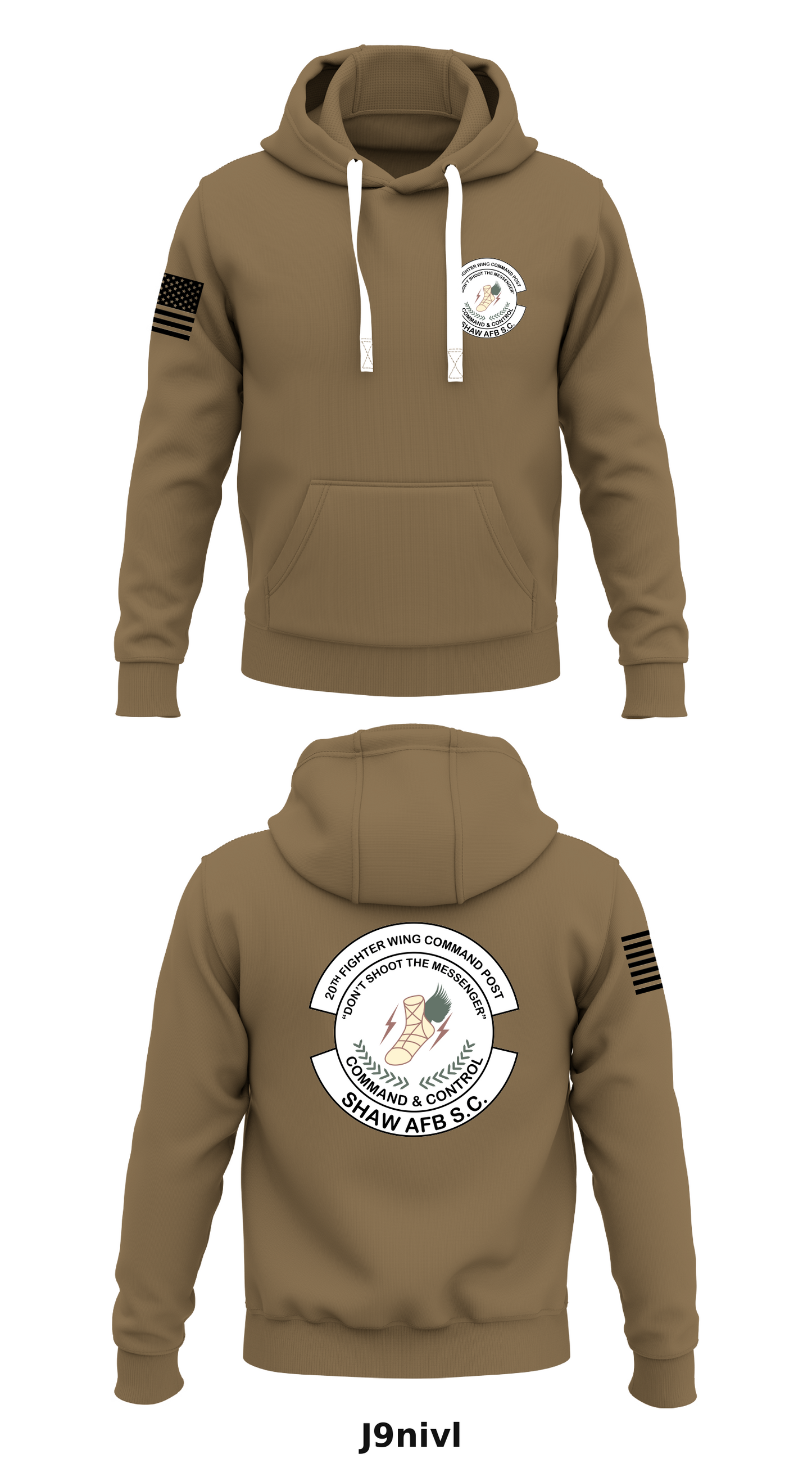 2 FW Command Post Store 1 Core Men's Hooded Performance Sweatshirt - J9nivl