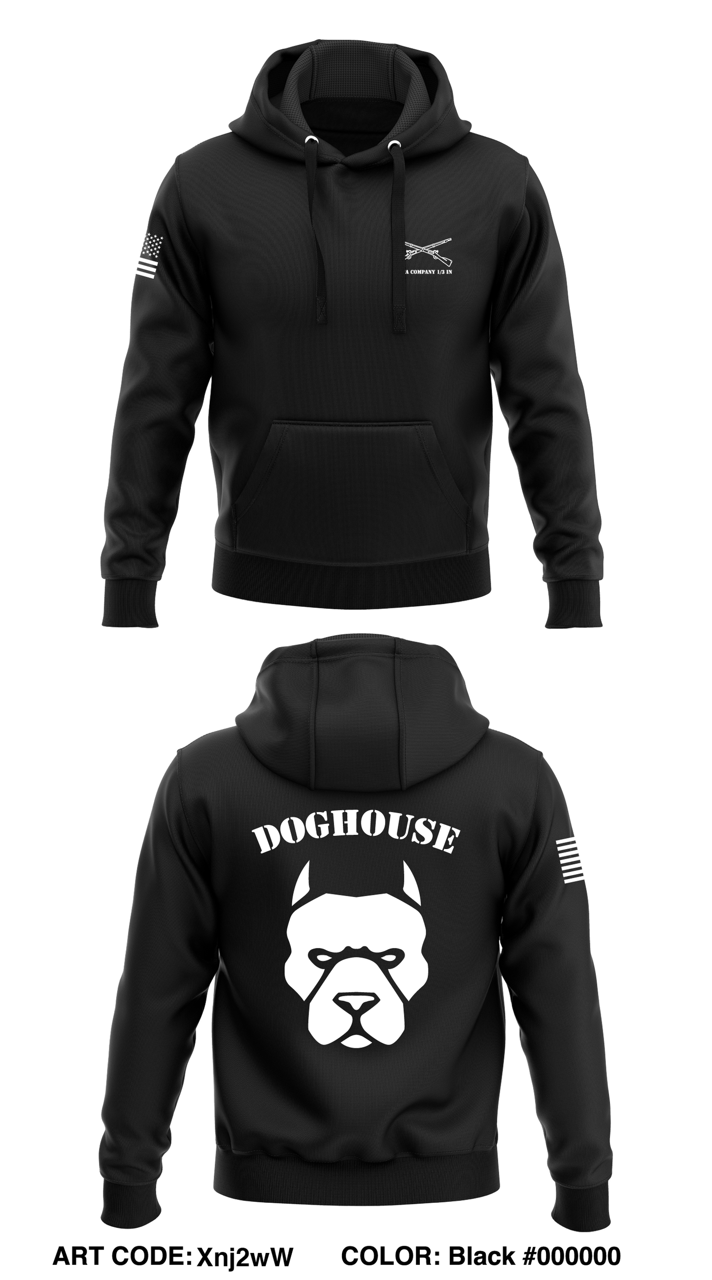Doghouse 1/3 IN Store 1 Core Men's Hooded Performance Sweatshirt - Xnj2wW