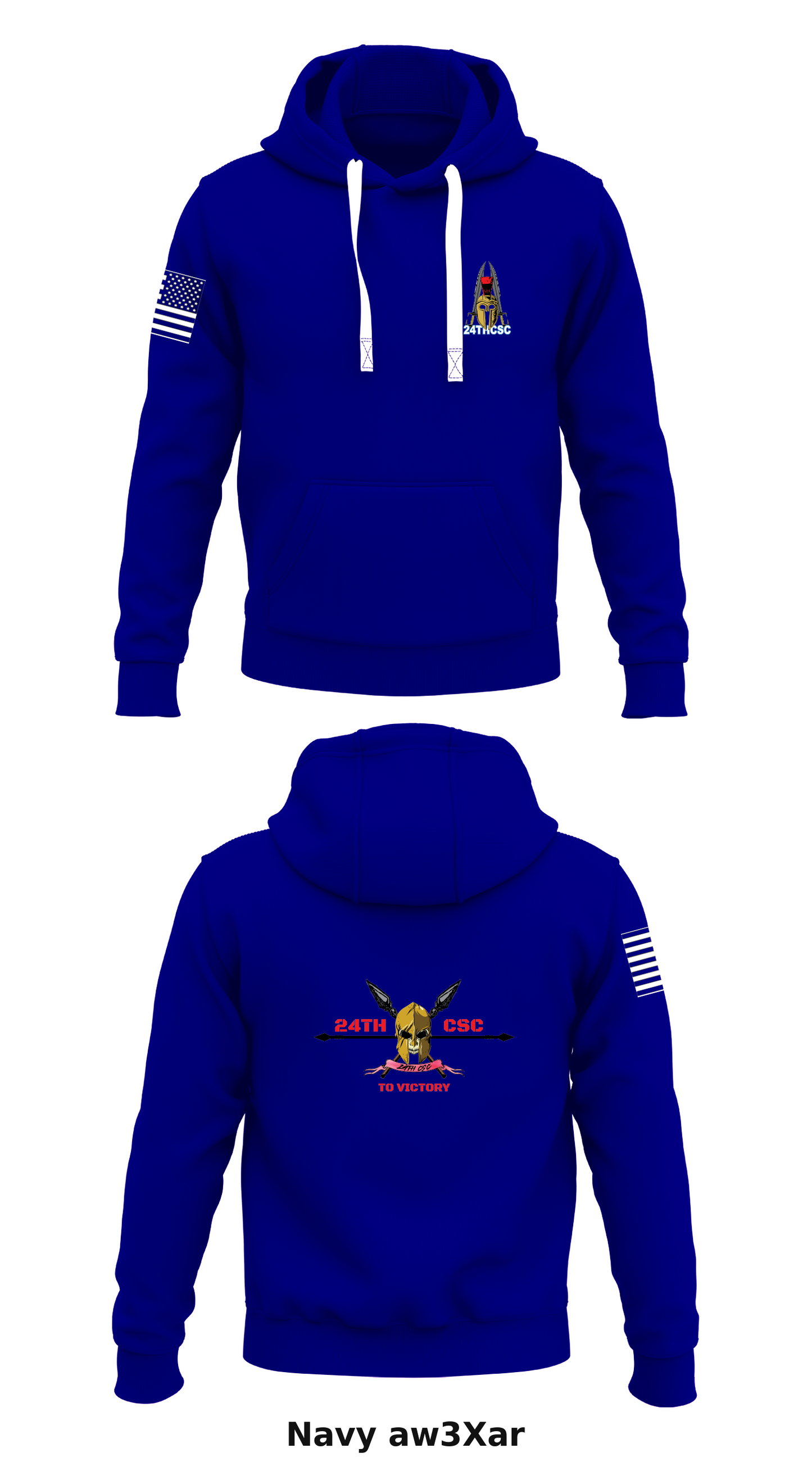 24th CSC Store 1 Core Men's Hooded Performance Sweatshirt - aw3Xar