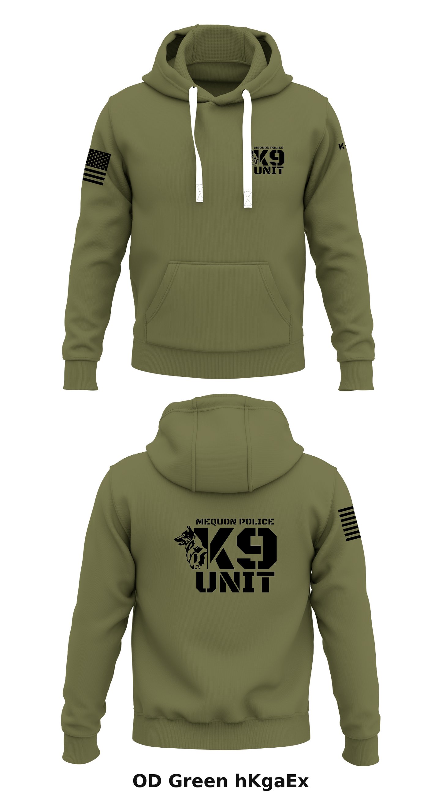 Mequon PD K-9 Store 1 Core Men's Hooded Performance Sweatshirt - hKgaEx