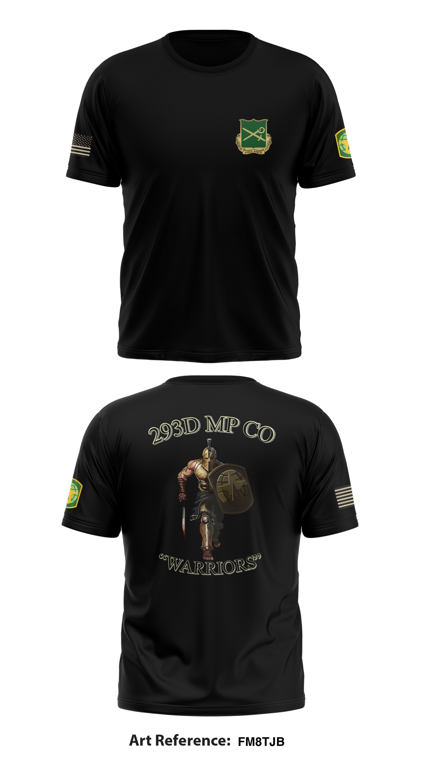 293D Military Store 2 Core Men's SS Performance Tee - Fm8TJB