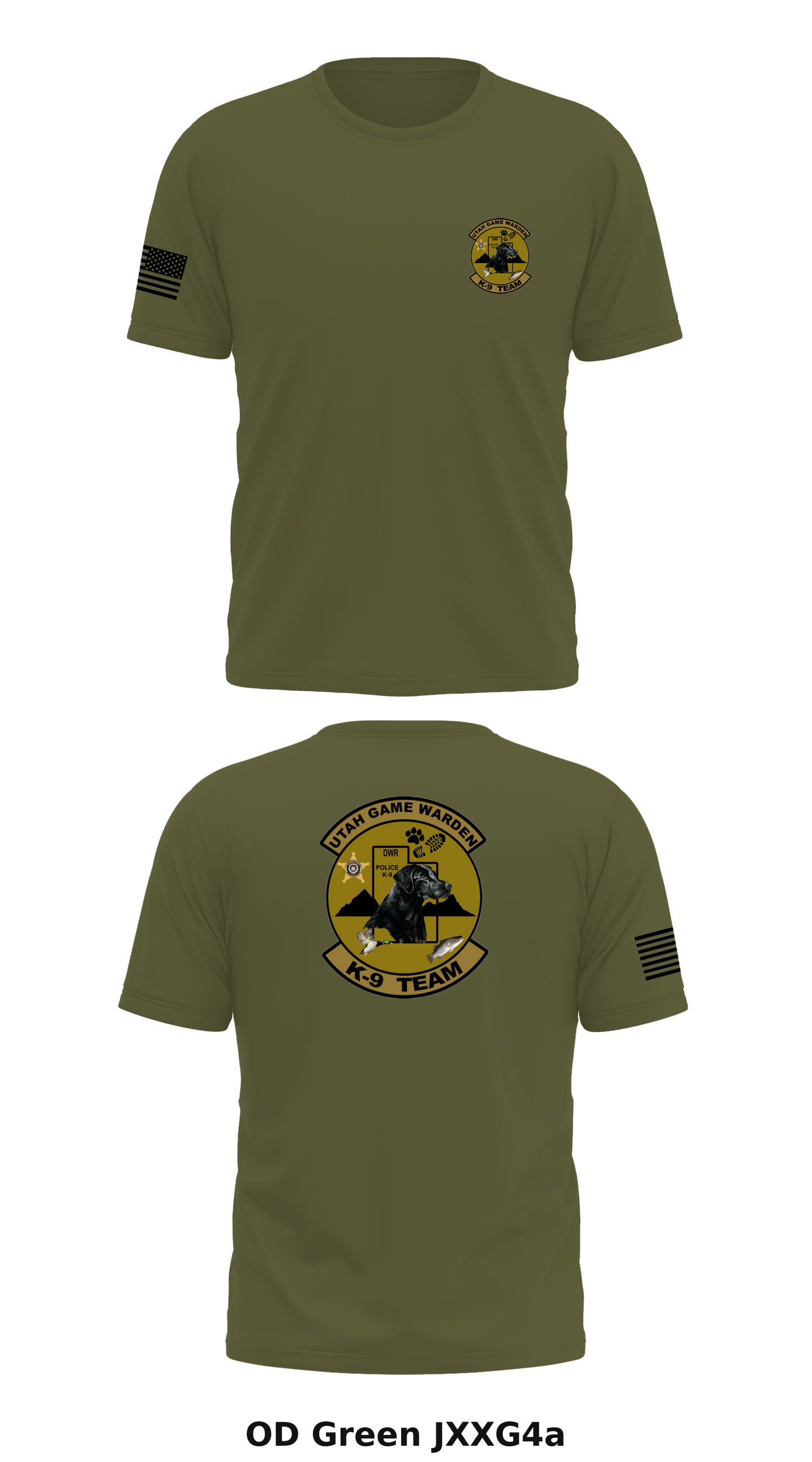 DWR K-9 Unit Store 1 Core Men's SS Performance Tee - JXXG4a