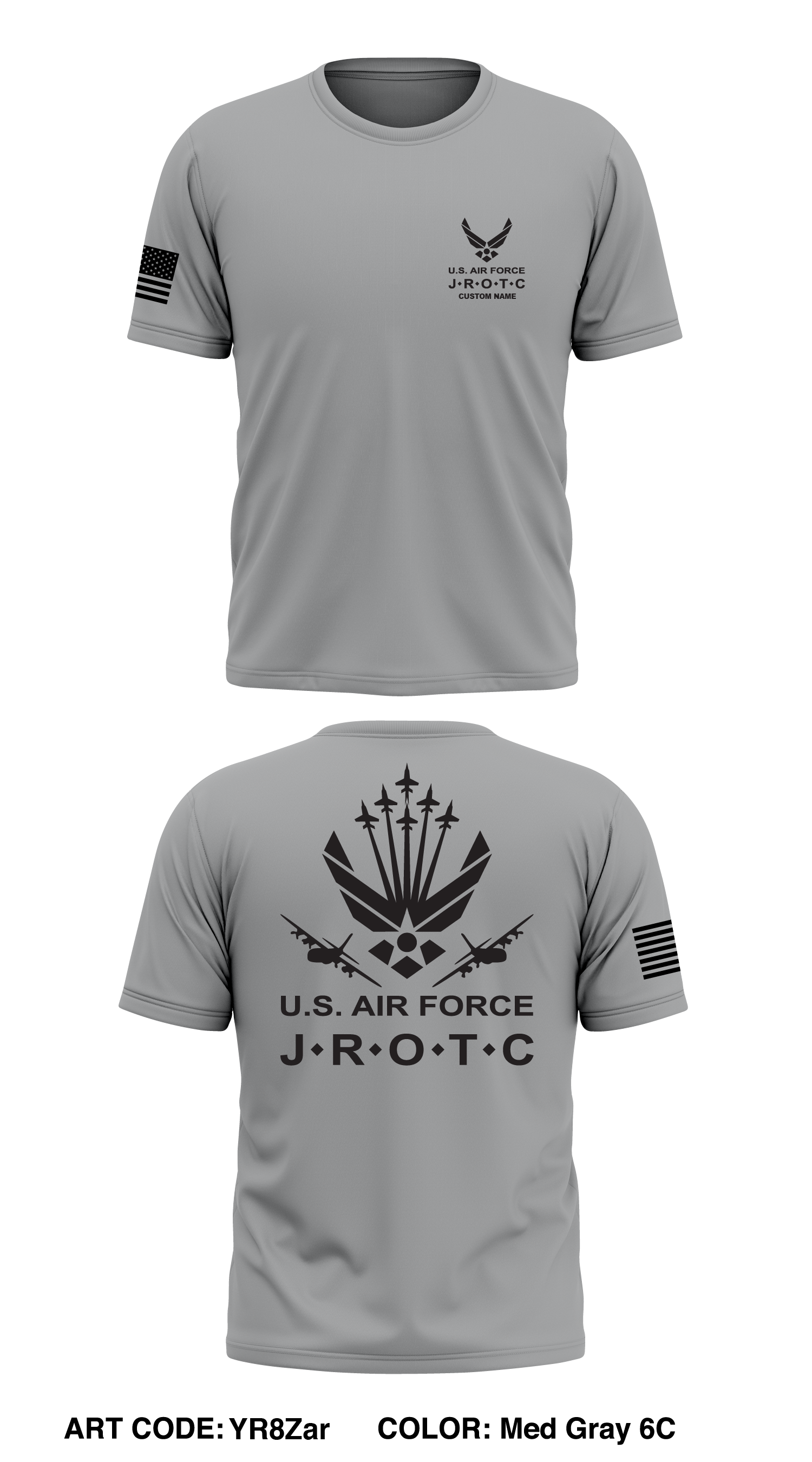 Custom JROTC Tshirts, JROTC Shirt Design