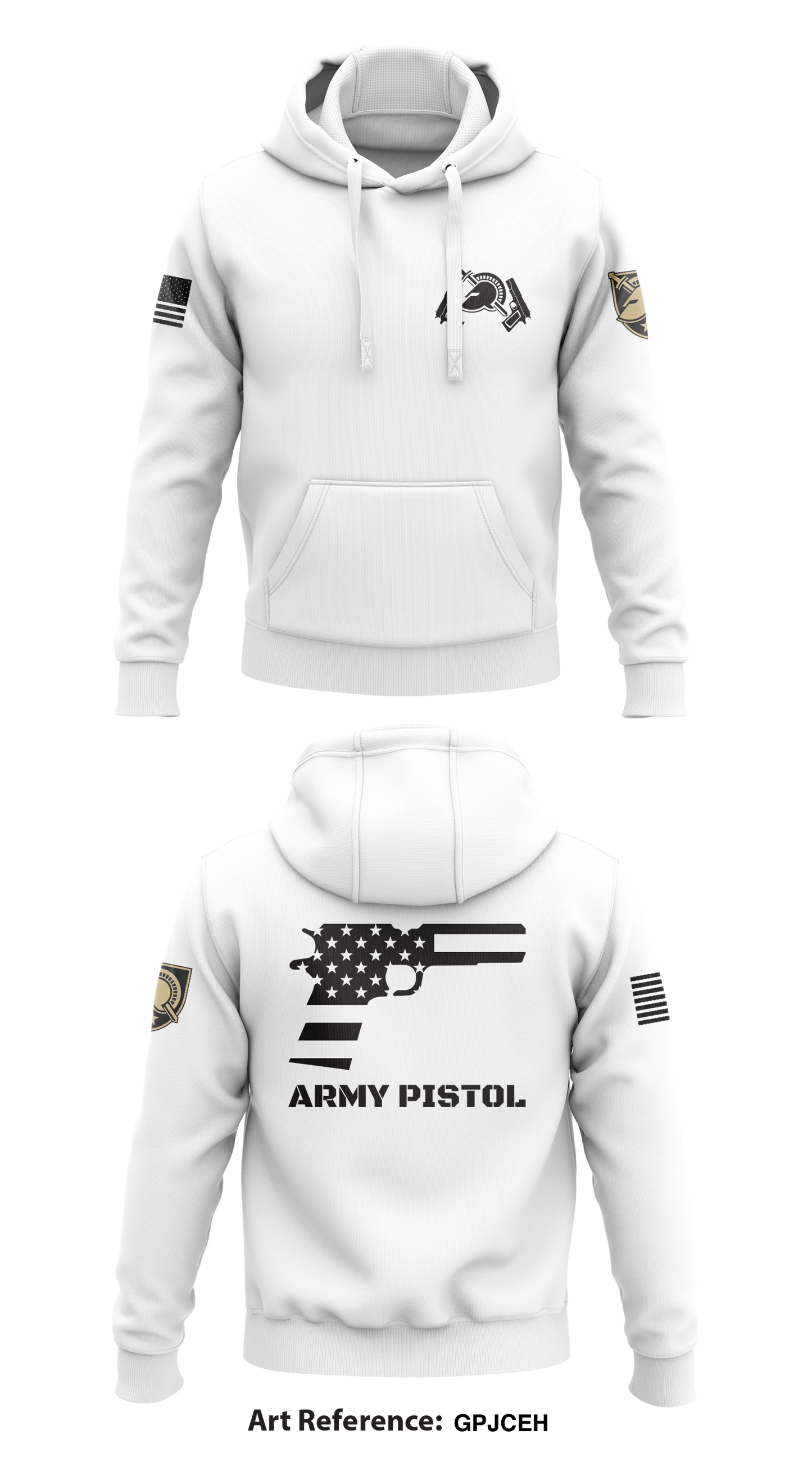 Army PistolArmy Pistol Store 1 Core Men's Hooded Performance Sweatshirt - GpJcEH