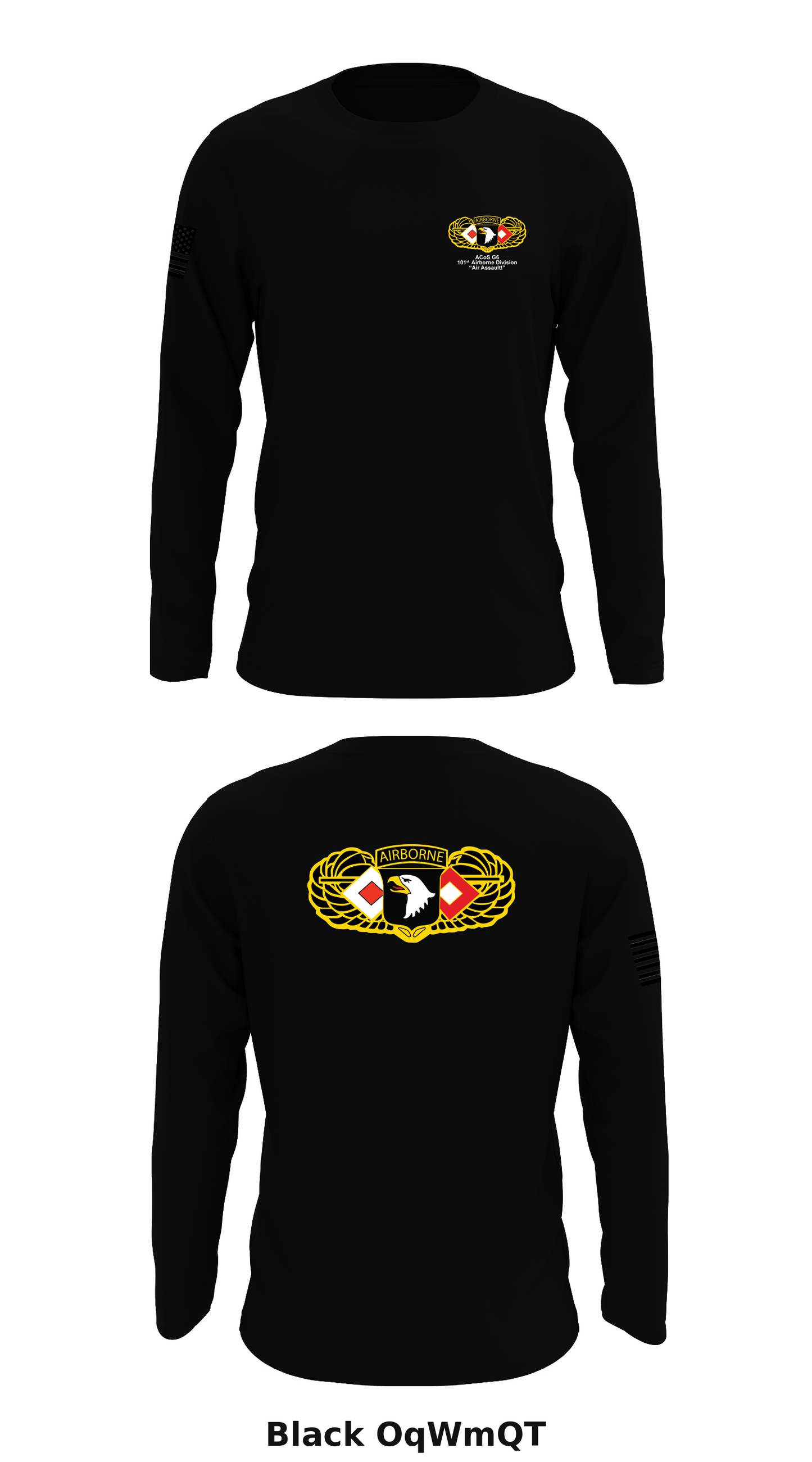 G6, 101st ABN DIV (AASLT) Store 1 Core Men's LS Performance Tee - OqWmQT
