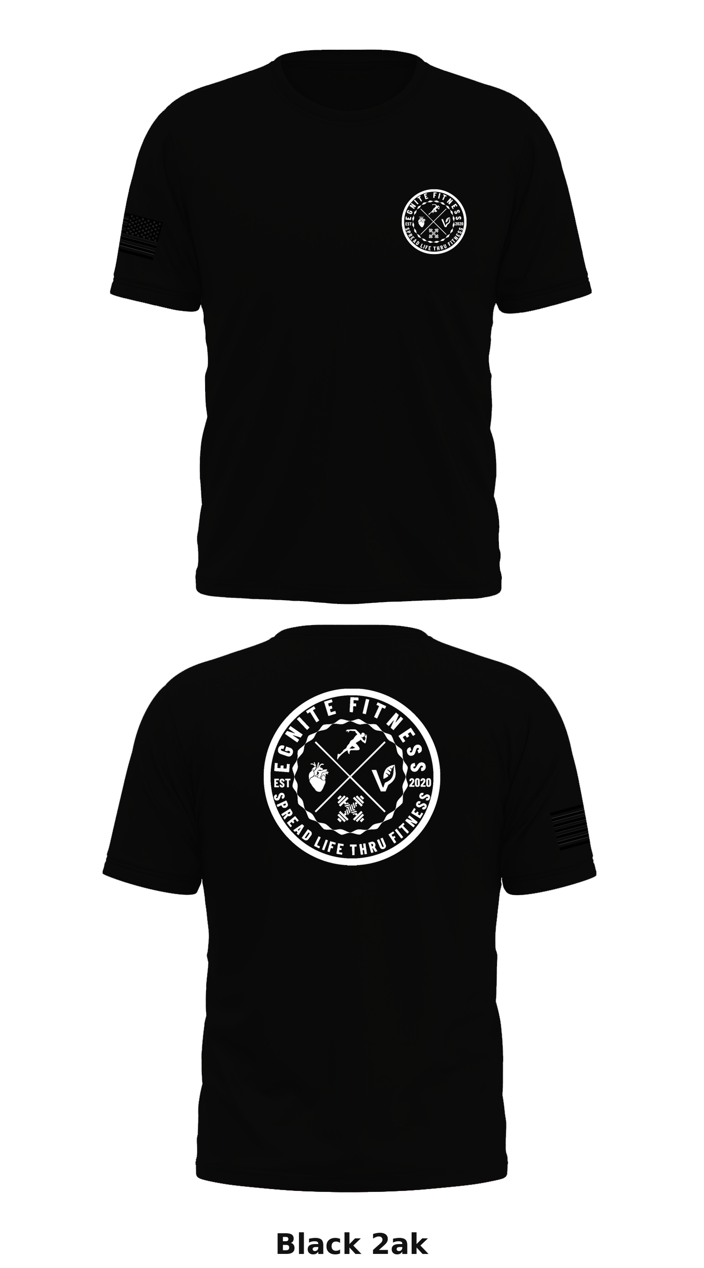 EGNITE FITNESS Store 1 Core Men's SS Performance Tee - 2ak