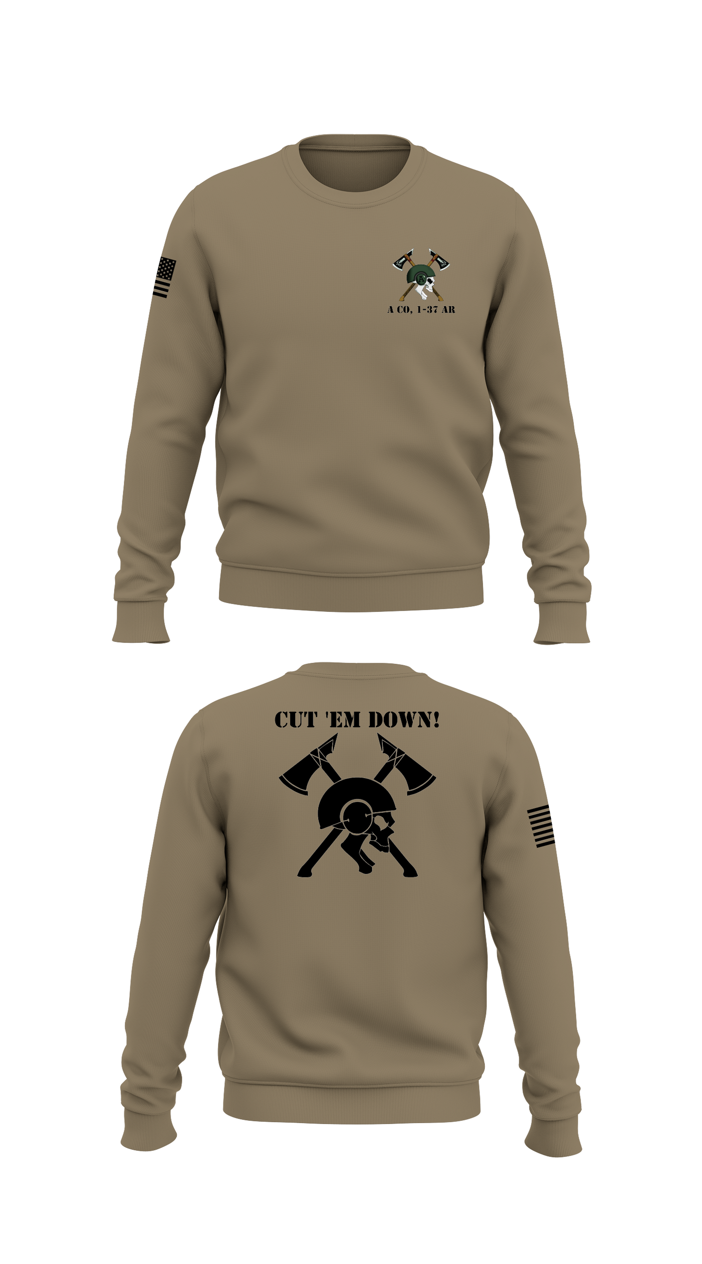 A Co, 1-37 AR Store 1 Core Men's Crewneck Performance Sweatshirt - 84304772957