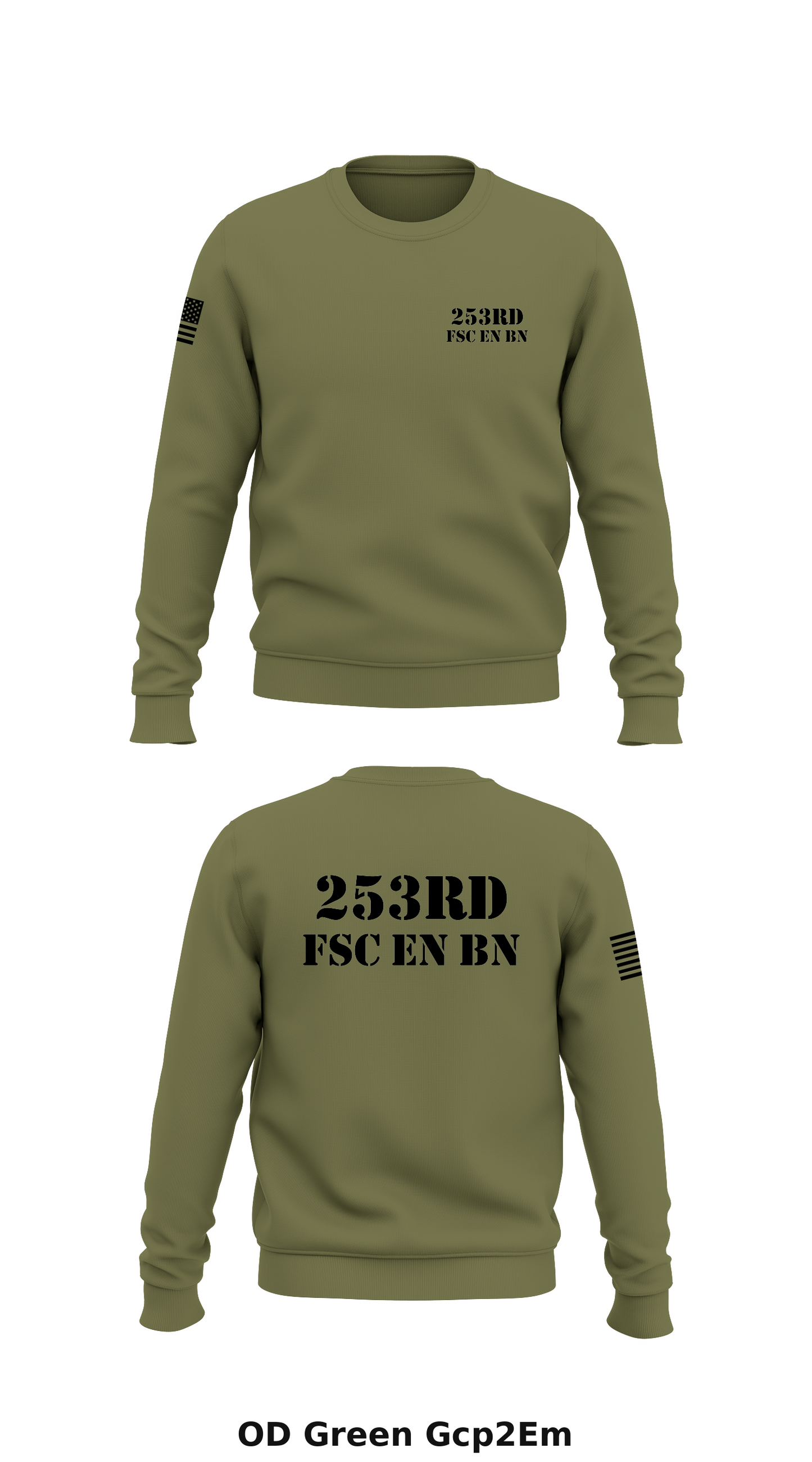253rd fsc EN BN Store 1 Core Men's Crewneck Performance Sweatshirt - Gcp2Em