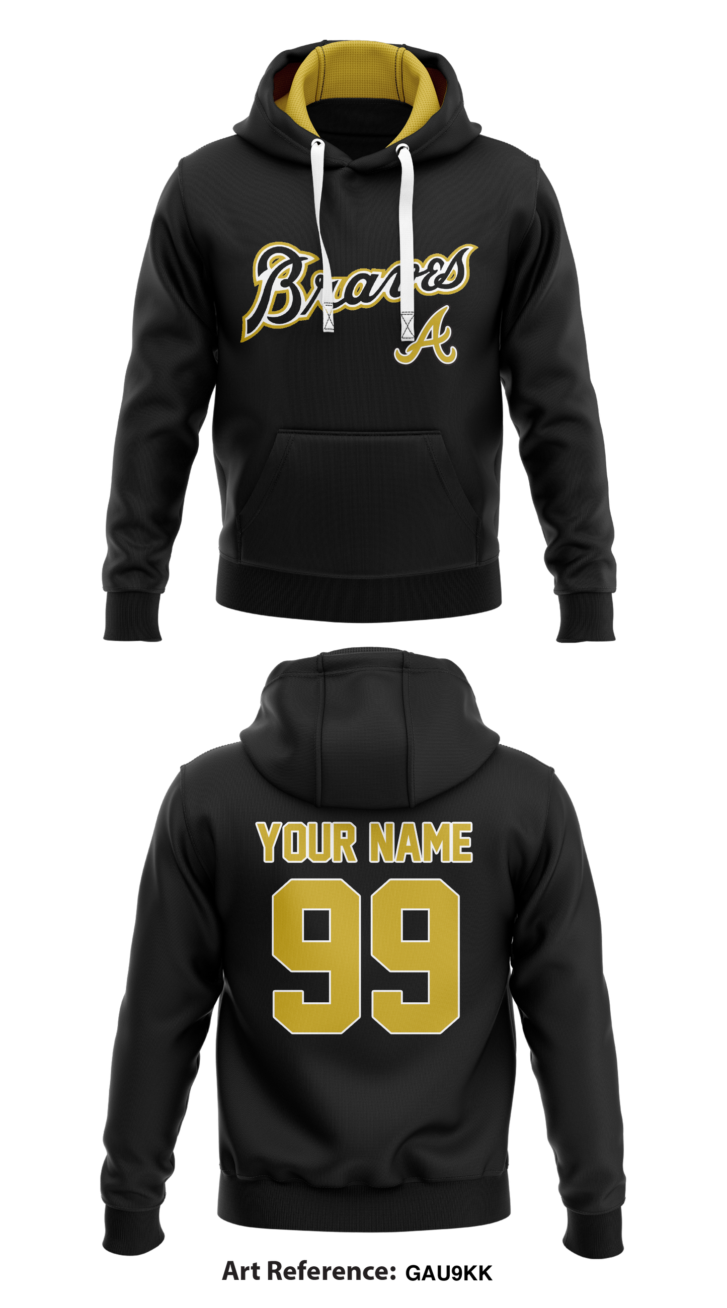 Braves Store 1 Core Men's Hooded Performance Sweatshirt - GaU9kk