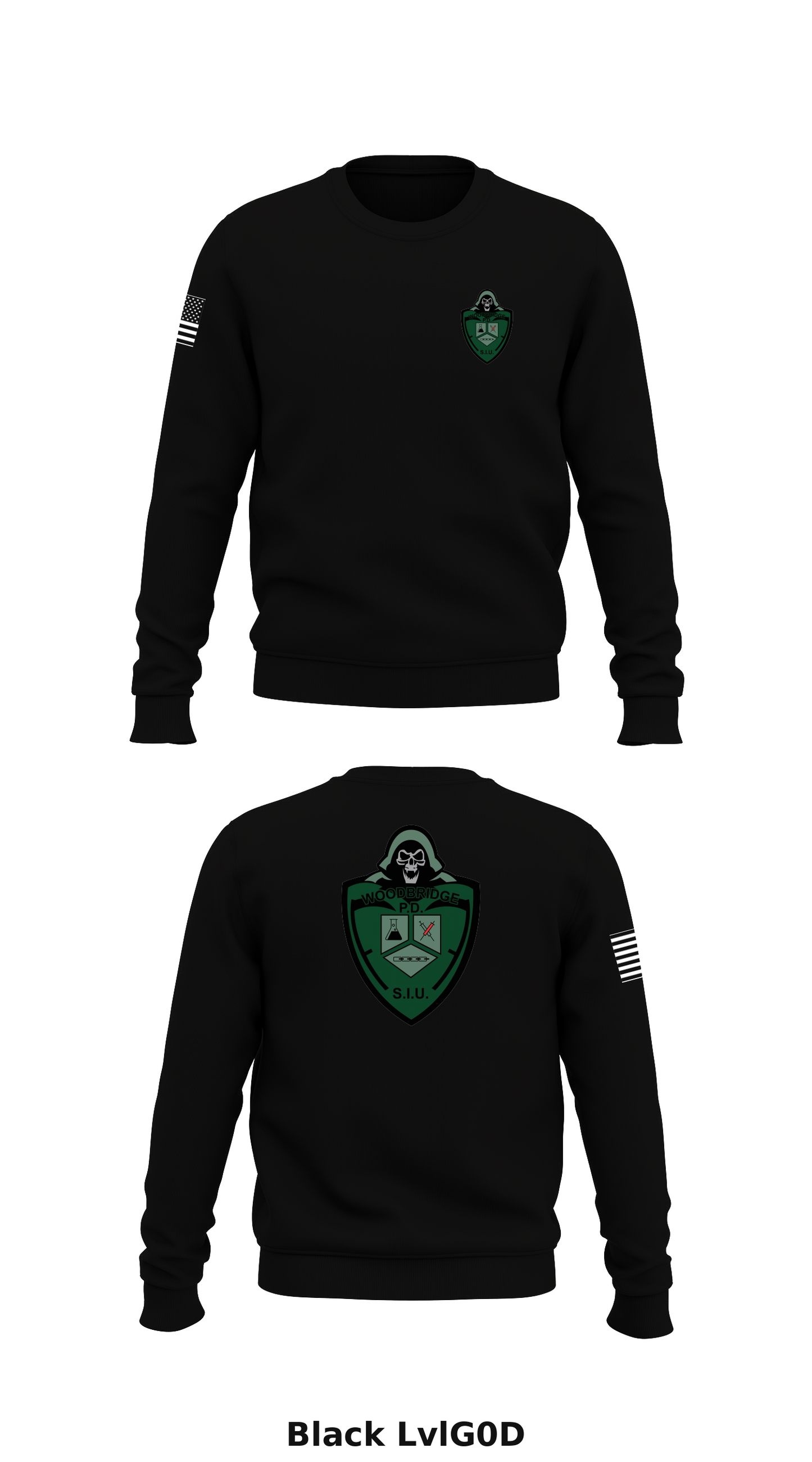 Woodbridge Police SIU Store 1 Core Men's Crewneck Performance Sweatshirt - LvlG0D