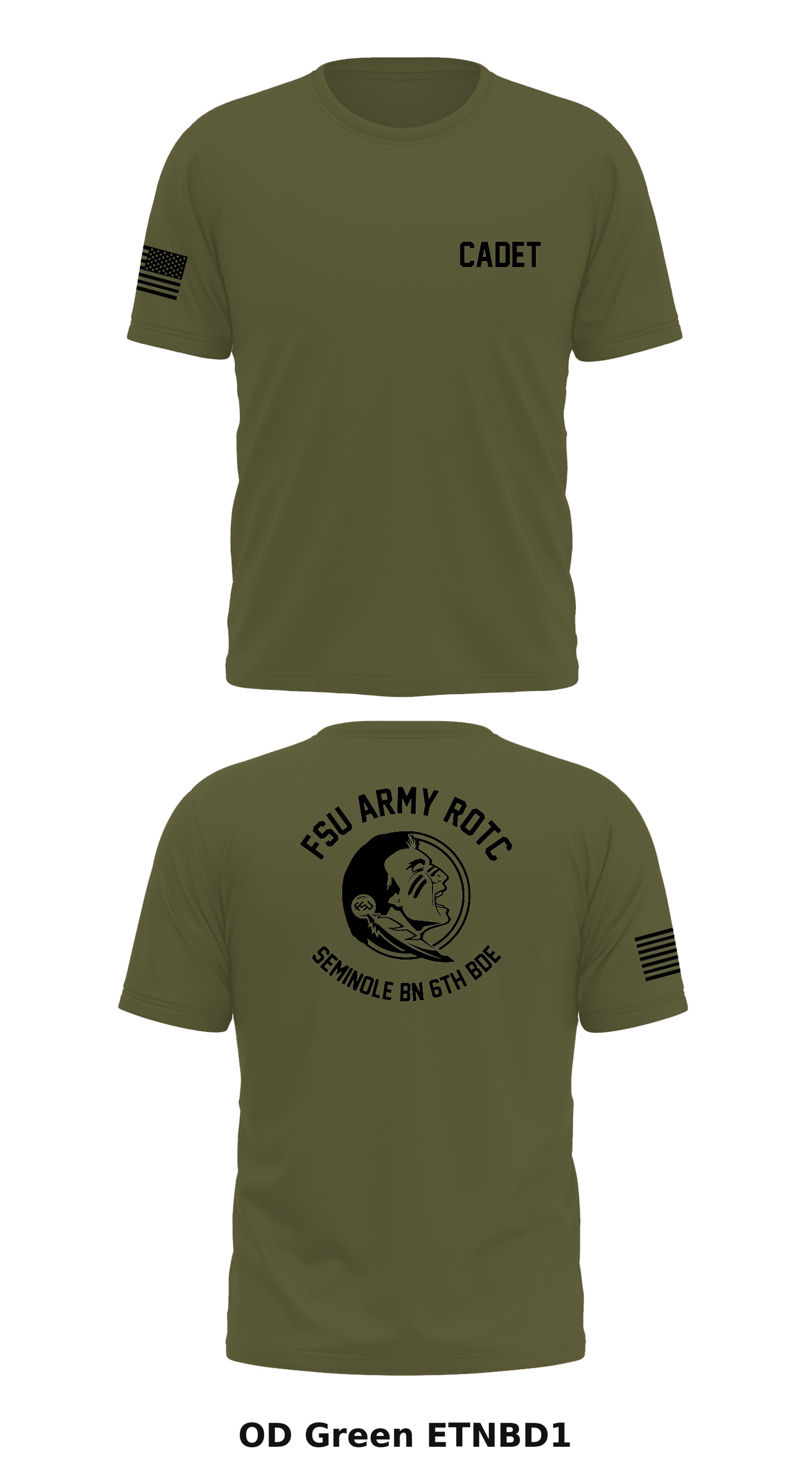 FSU Army ROTC, Seminole BN, 6th B Store 1 Core Men's SS Performance Tee - ETNBD1