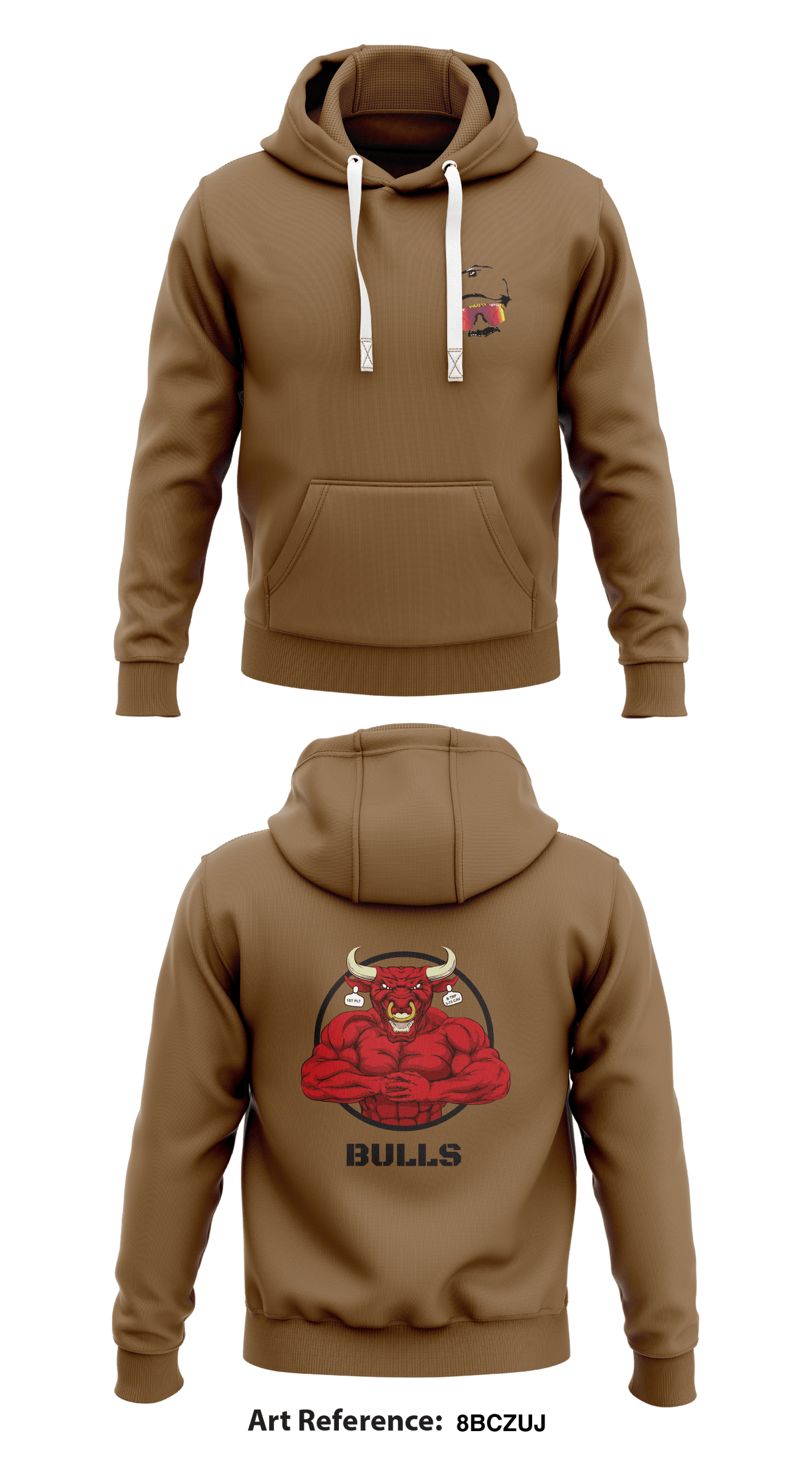 B Troop 3-73 CAV Store 1 Core Men's Hooded Performance Sweatshirt - 8BCzUJ