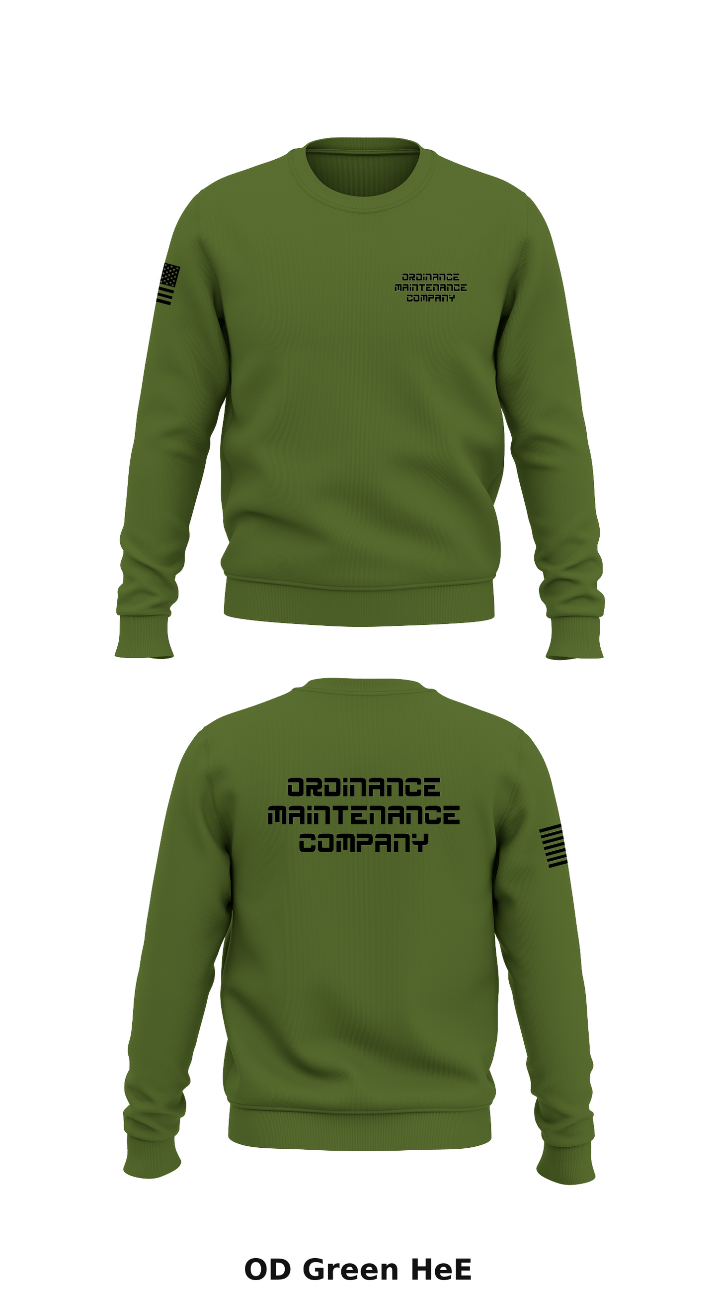 Ordinance Maintenance Company Store 1 Core Men's Crewneck Performance Sweatshirt - HeE
