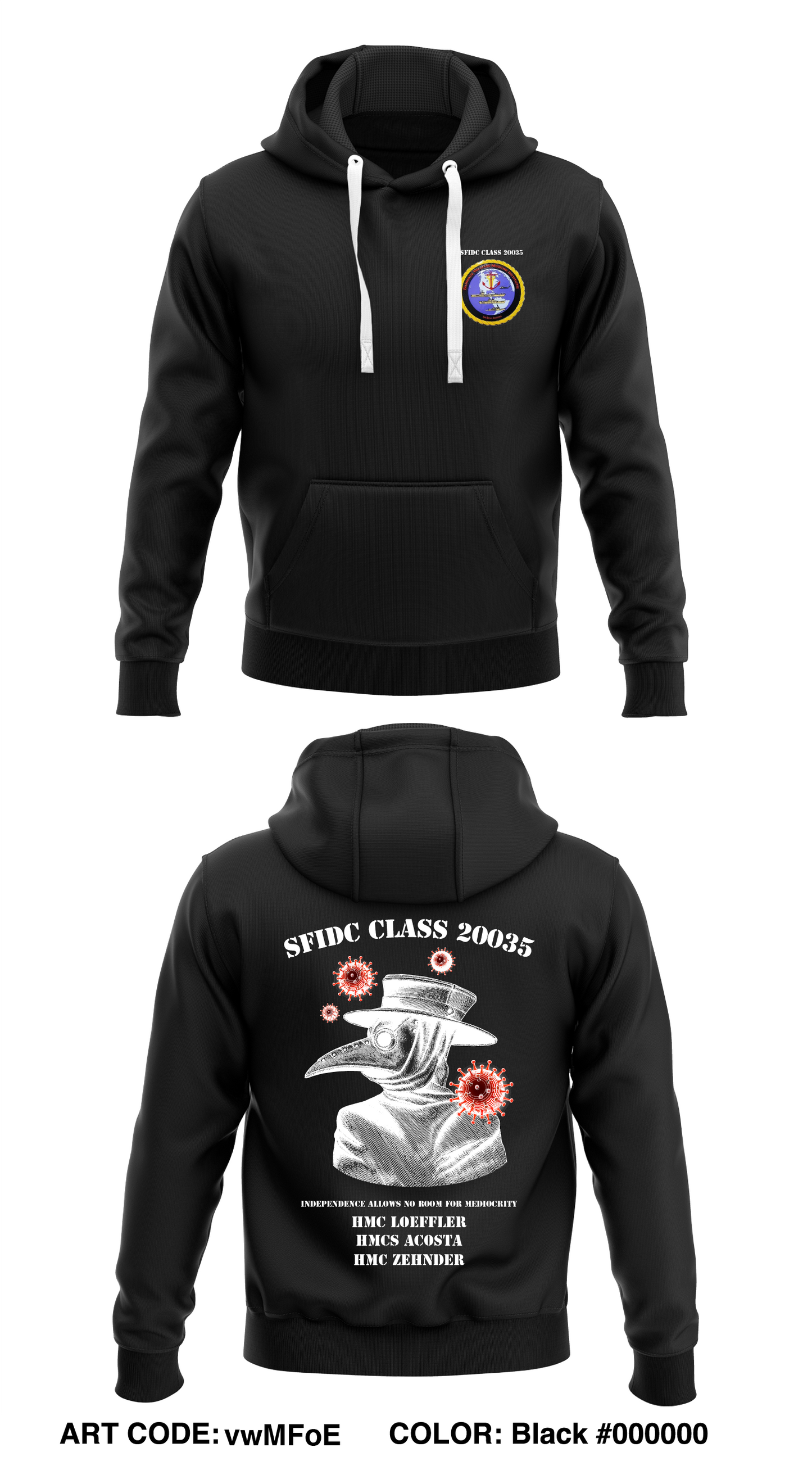 SFIDC Class 235 Store 1 Core Men's Hooded Performance Sweatshirt - vwMFoE