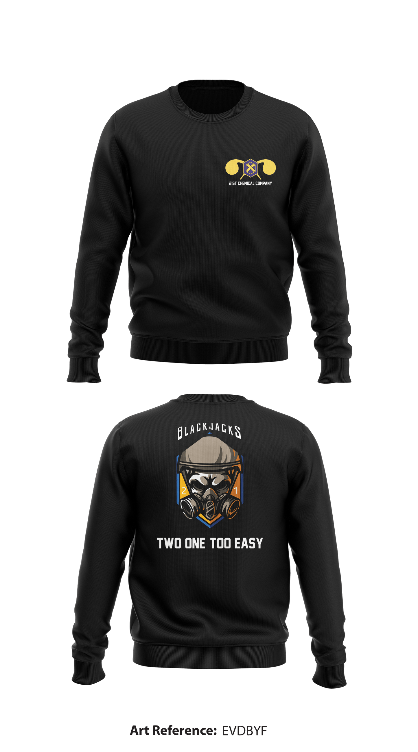 21st Chemical Company Store 1 Core Men's Crewneck Performance Sweatshirt - EvDbyf
