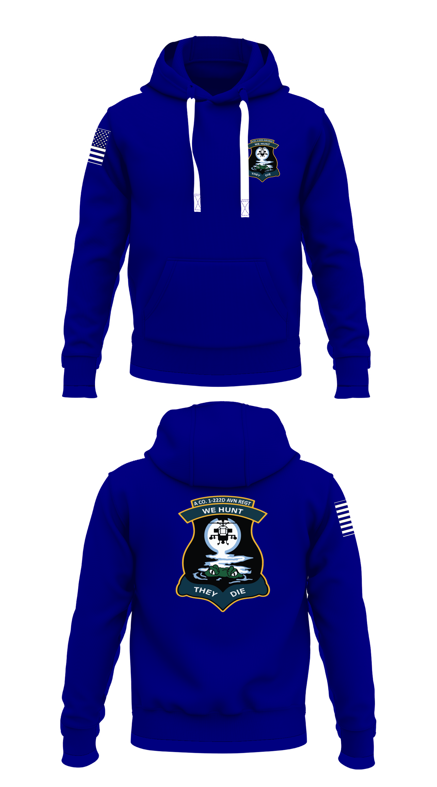 A/1-222 Core Men's Hooded Performance Sweatshirt - 37590846632