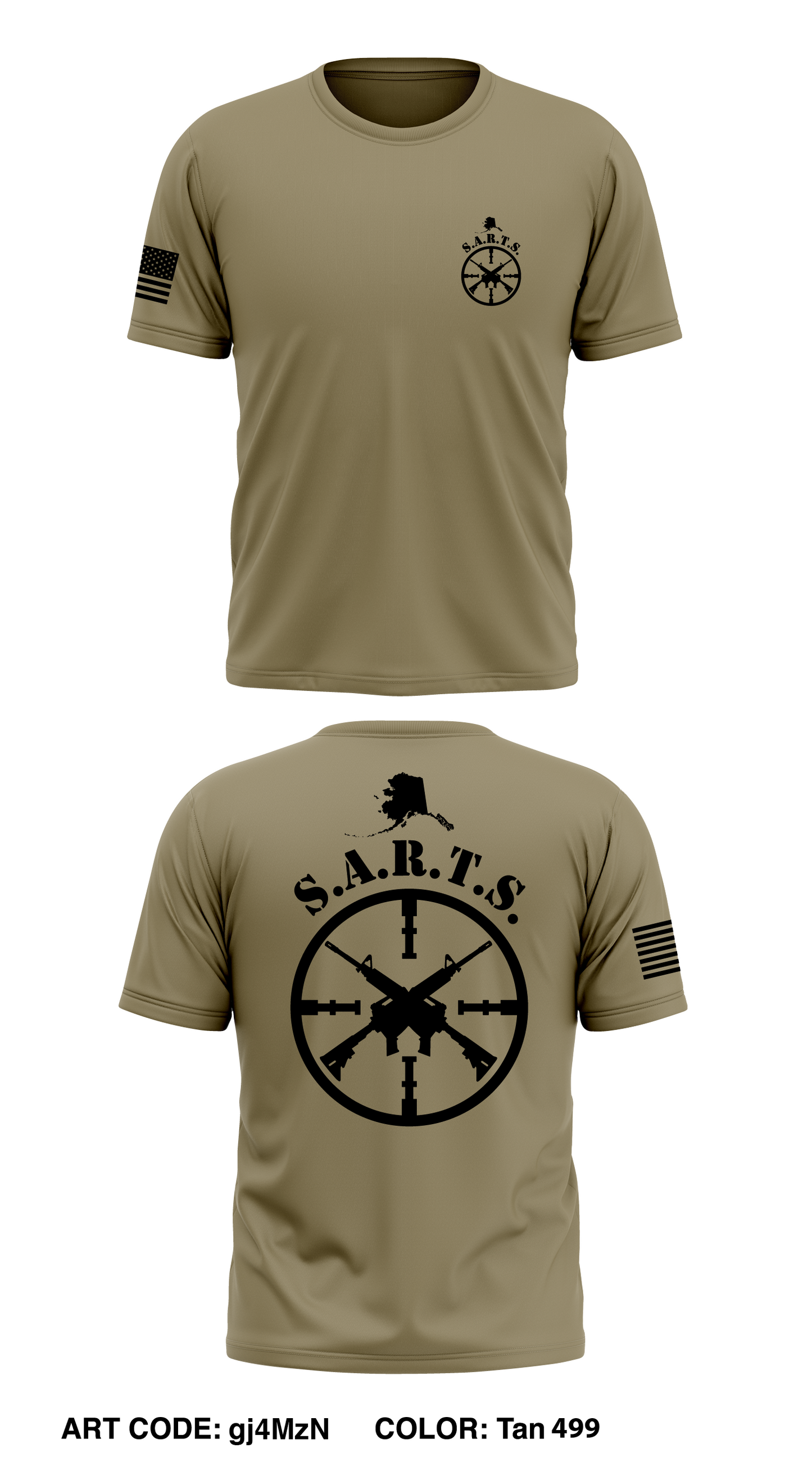 Alaska S.A.R.T.S Store 1 Core Men's SS Performance Tee - gj4MzN