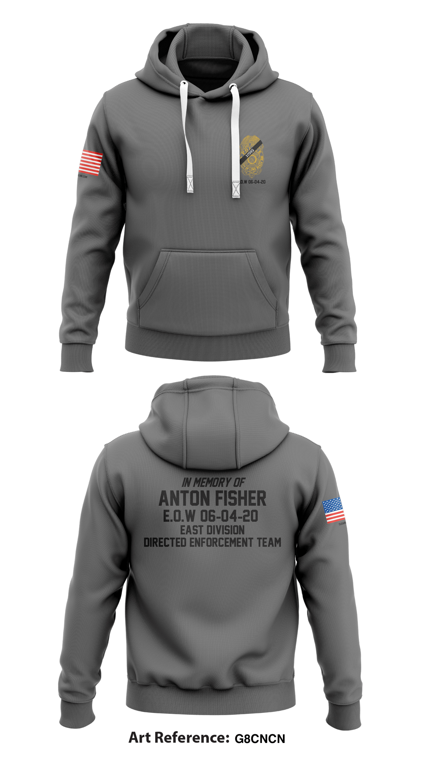 DIRECTED ENFORCEMENT TEAM EAST DIVISION Store 1 Core Men's Hooded Performance Sweatshirt - G8cNCN