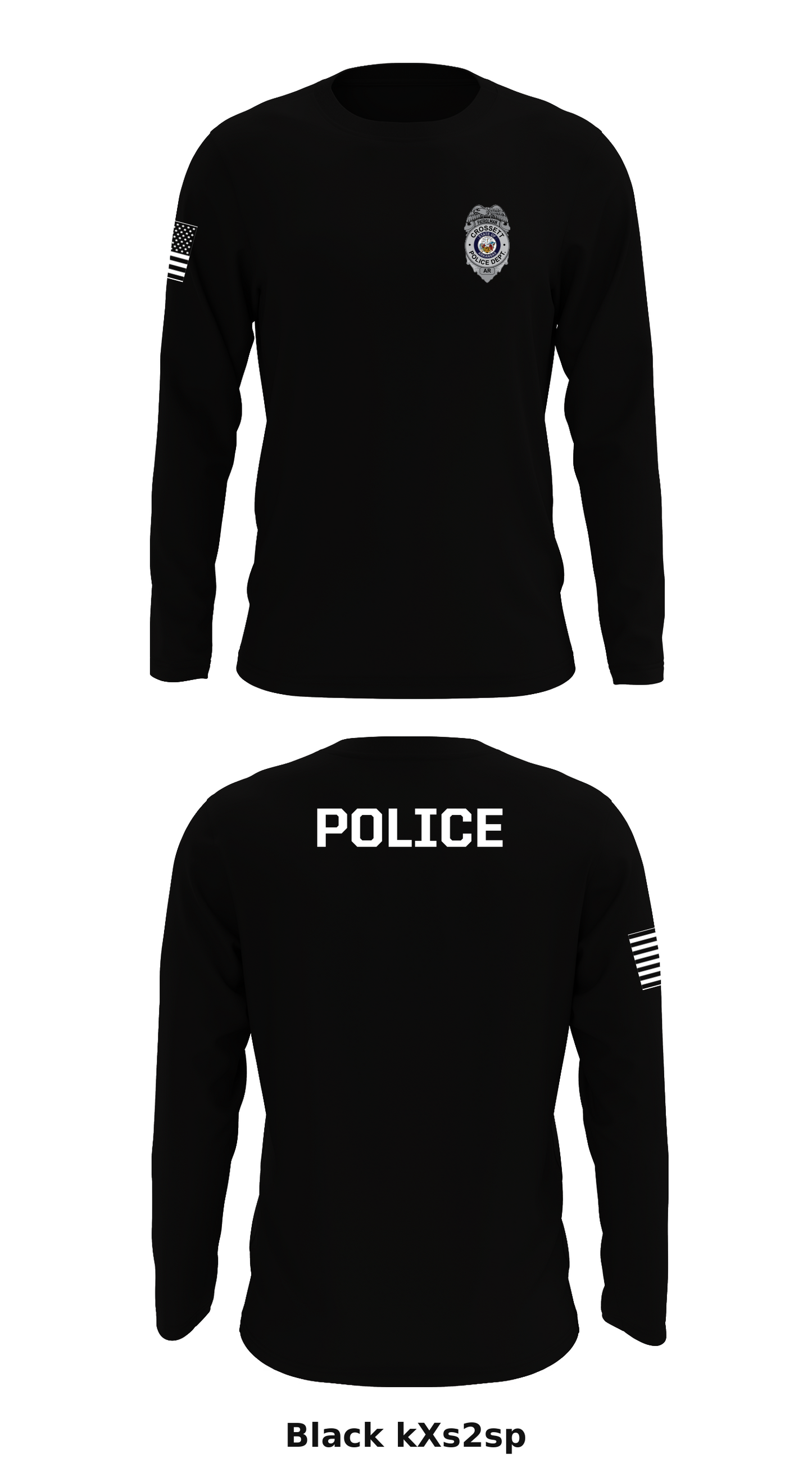 Crossett PD Store 1 Core Men's LS Performance Tee - kXs2sp