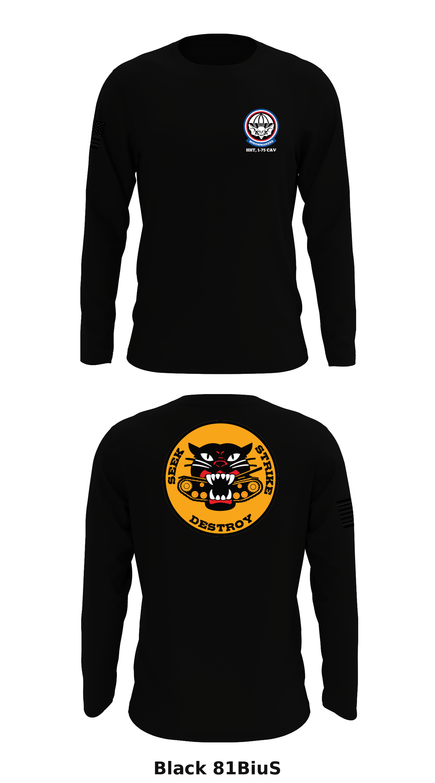 HHT, 1-75 CAV Store 1 Core Men's LS Performance Tee - 81BiuS