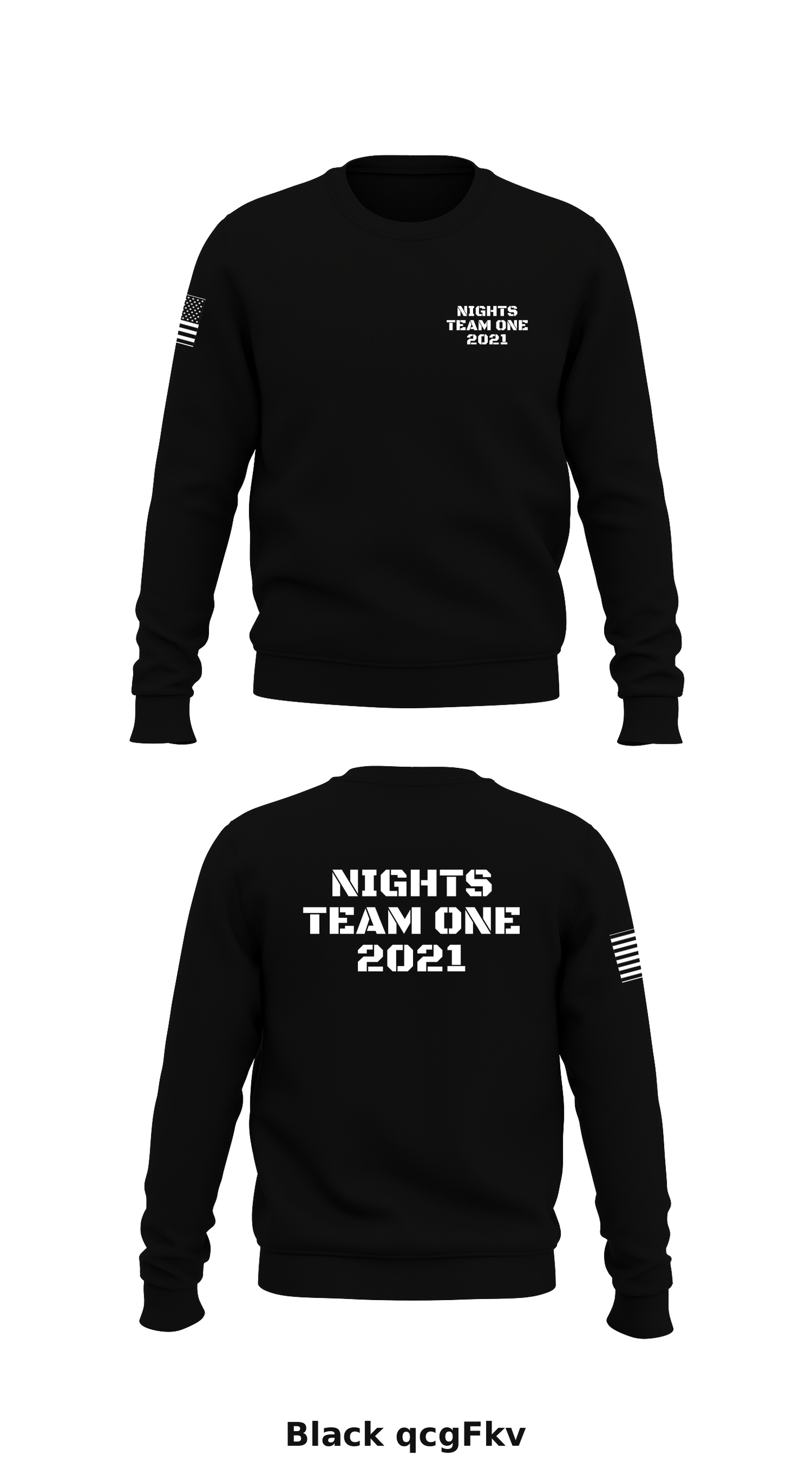 Nights Team One 2021 Store 1 Core Men's Crewneck Performance Sweatshirt - qcgFkv