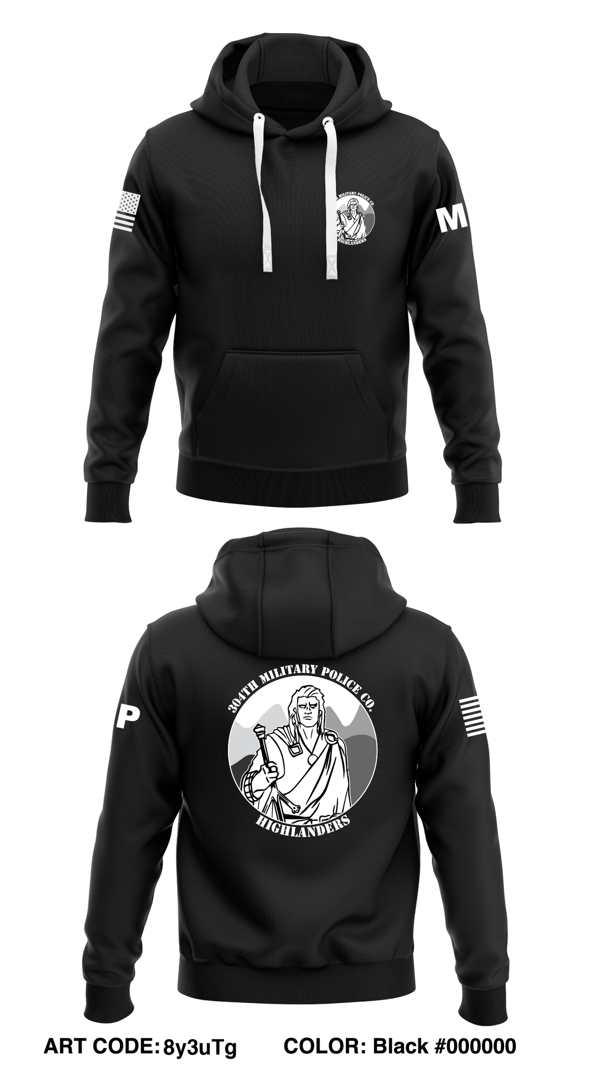 34th MP Co Store 1 Core Men's Hooded Performance Sweatshirt - 8y3uTg