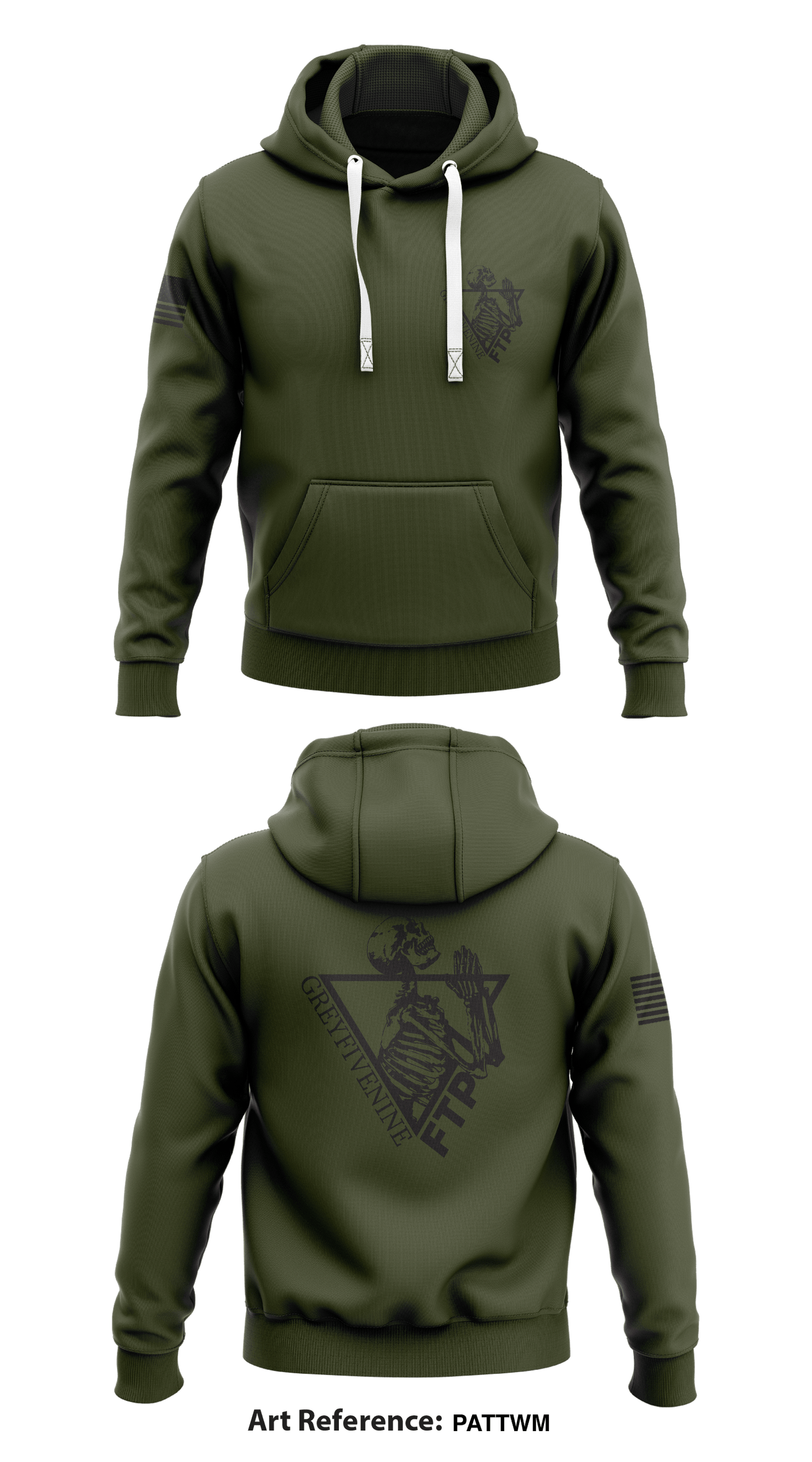 Alpha Store 2 Core Men's Hooded Performance Sweatshirt - pAttwm