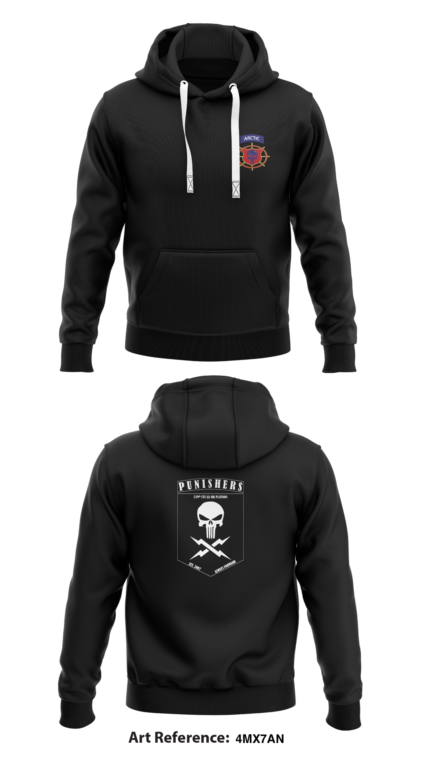 539th CTC (L) Store 1 Core Men's Hooded Performance Sweatshirt - 4mX7An