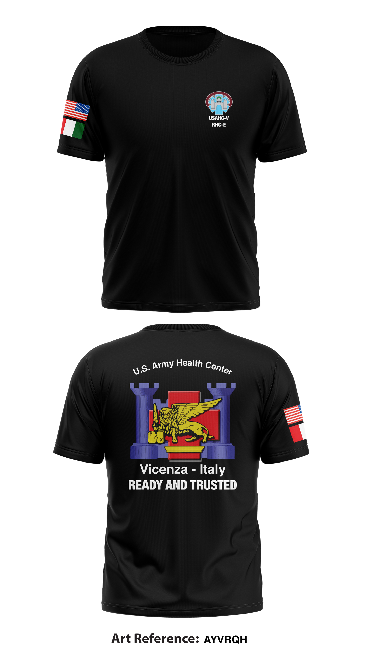 USAHC VICENZA Store 1 Core Men's SS Performance Tee - AyVRQh