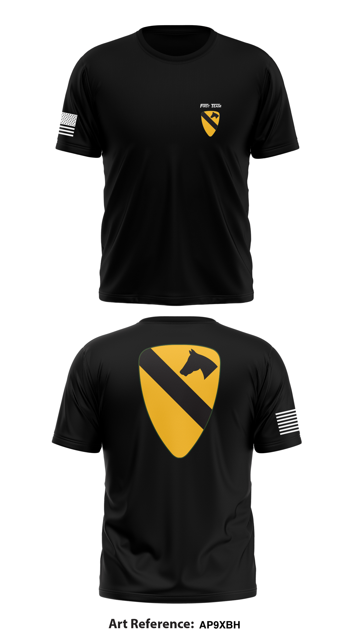 1st Cavalry Division Store 1 Core Men's SS Performance Tee - AP9XbH