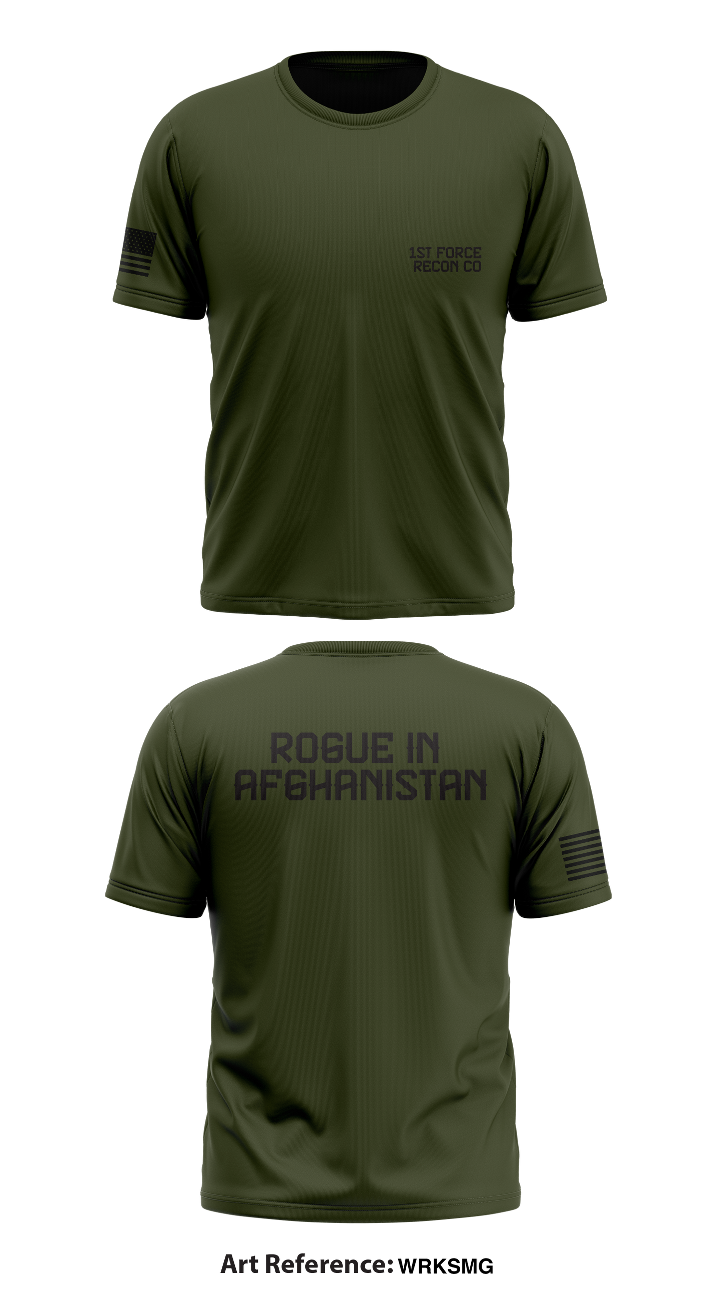 1st Force Recon Co Store 1 Core Men's SS Performance Tee - wrKsmG