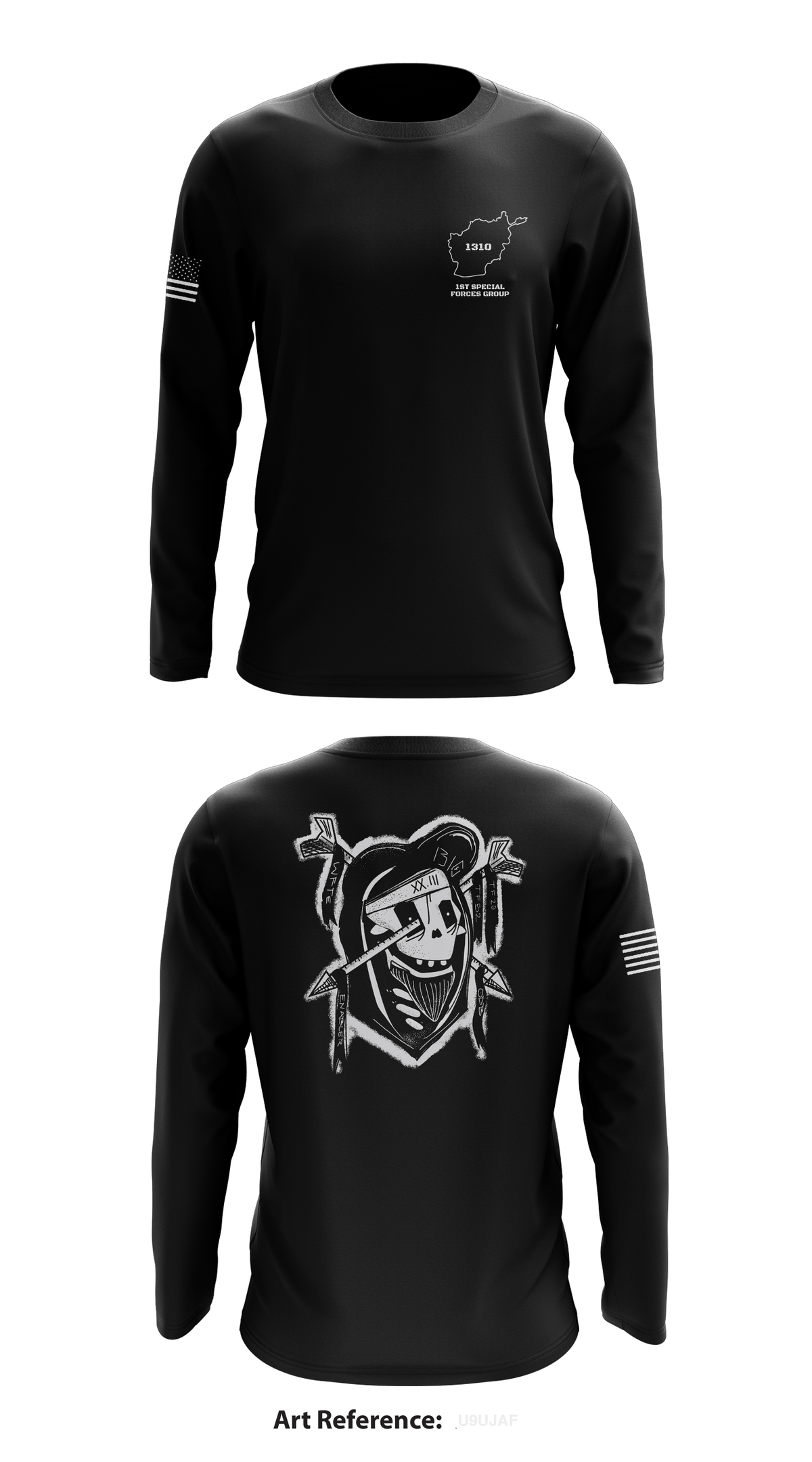 1st Special Forces Group Store 1 Core Men's LS Performance Tee - U9uJaF