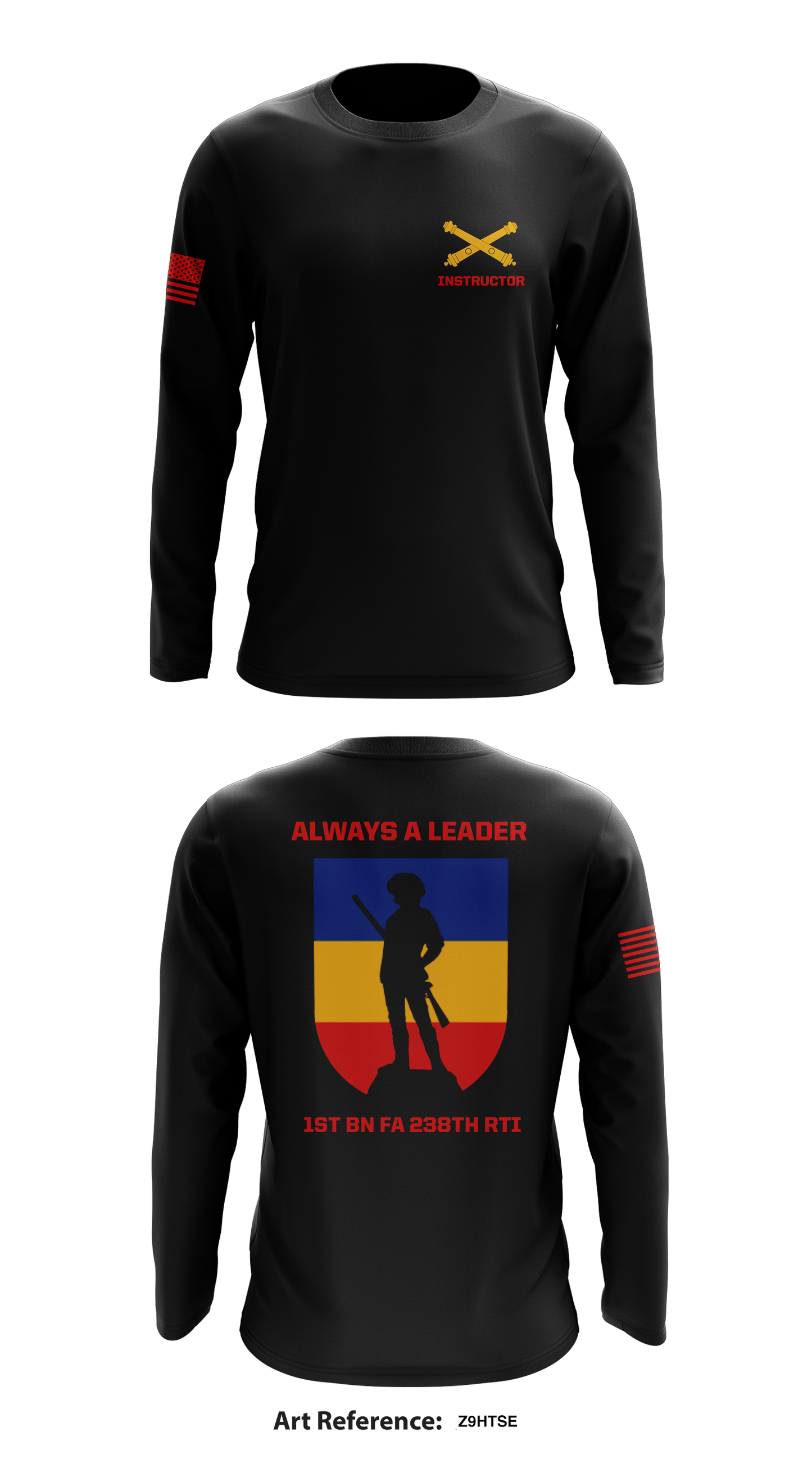 1st BN 238th RTI Store 1 Core Men's LS Performance Tee - z9hTsE