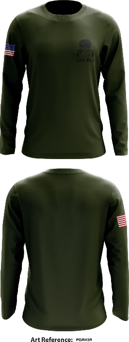 1st PLT Store 1 Core Men's LS Performance Tee - pGrh3r