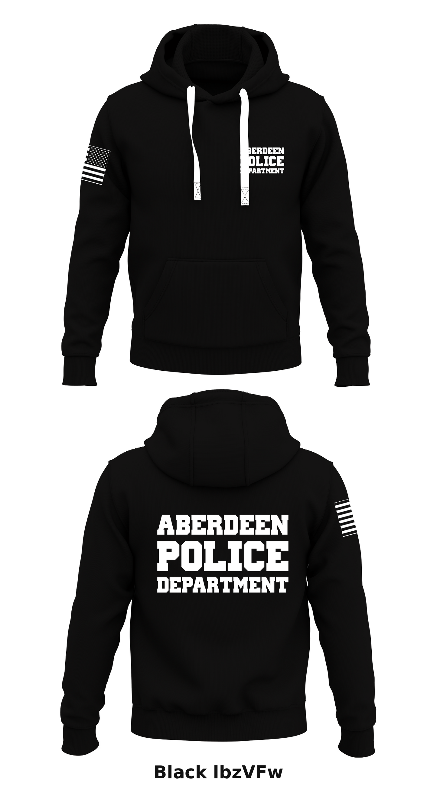 Aberdeen Police Department Store 1 Core Men's Hooded Performance Sweatshirt - lbzVFw