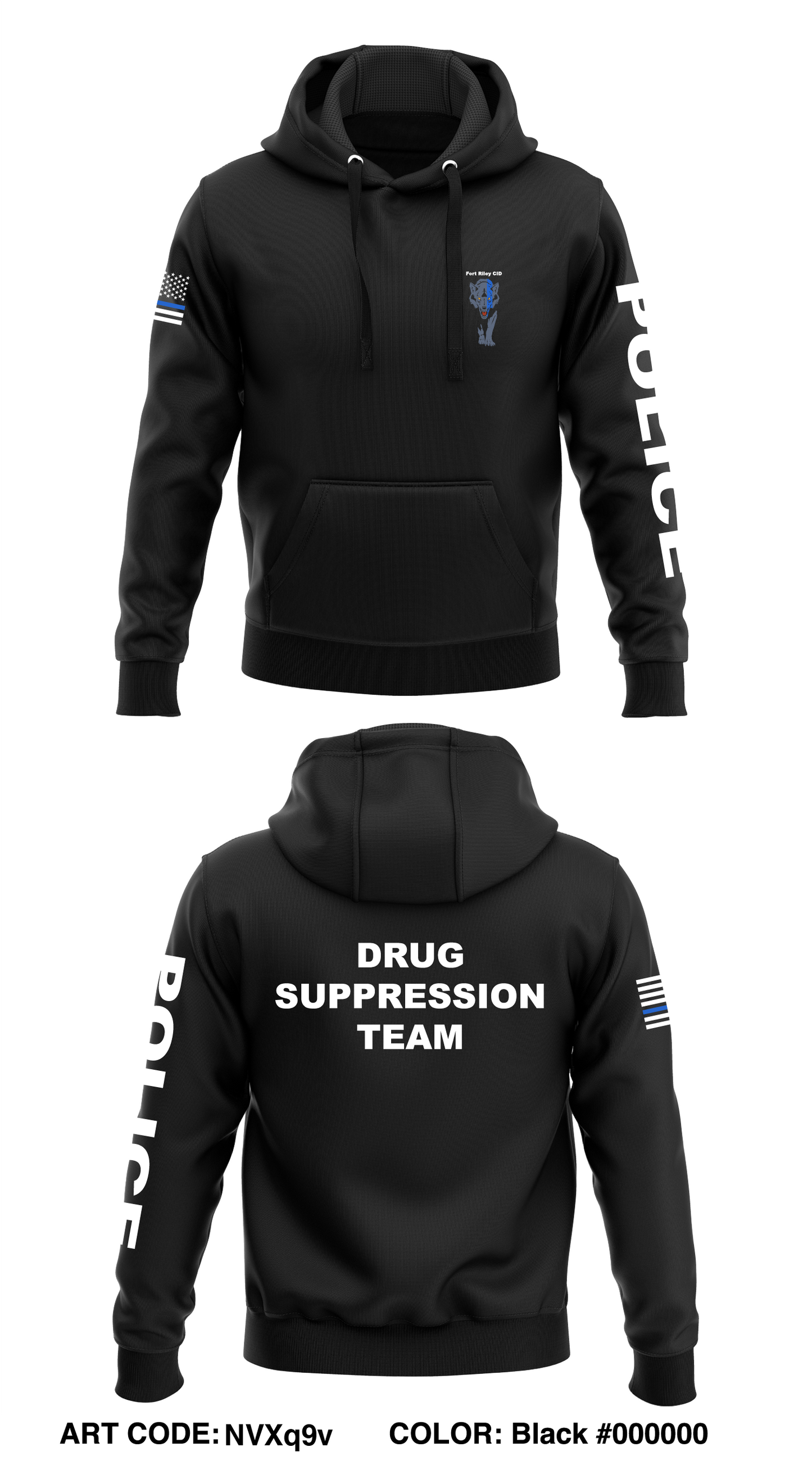 78th MP Det (CID) Store 1 Core Men's Hooded Performance Sweatshirt - NVXq9v