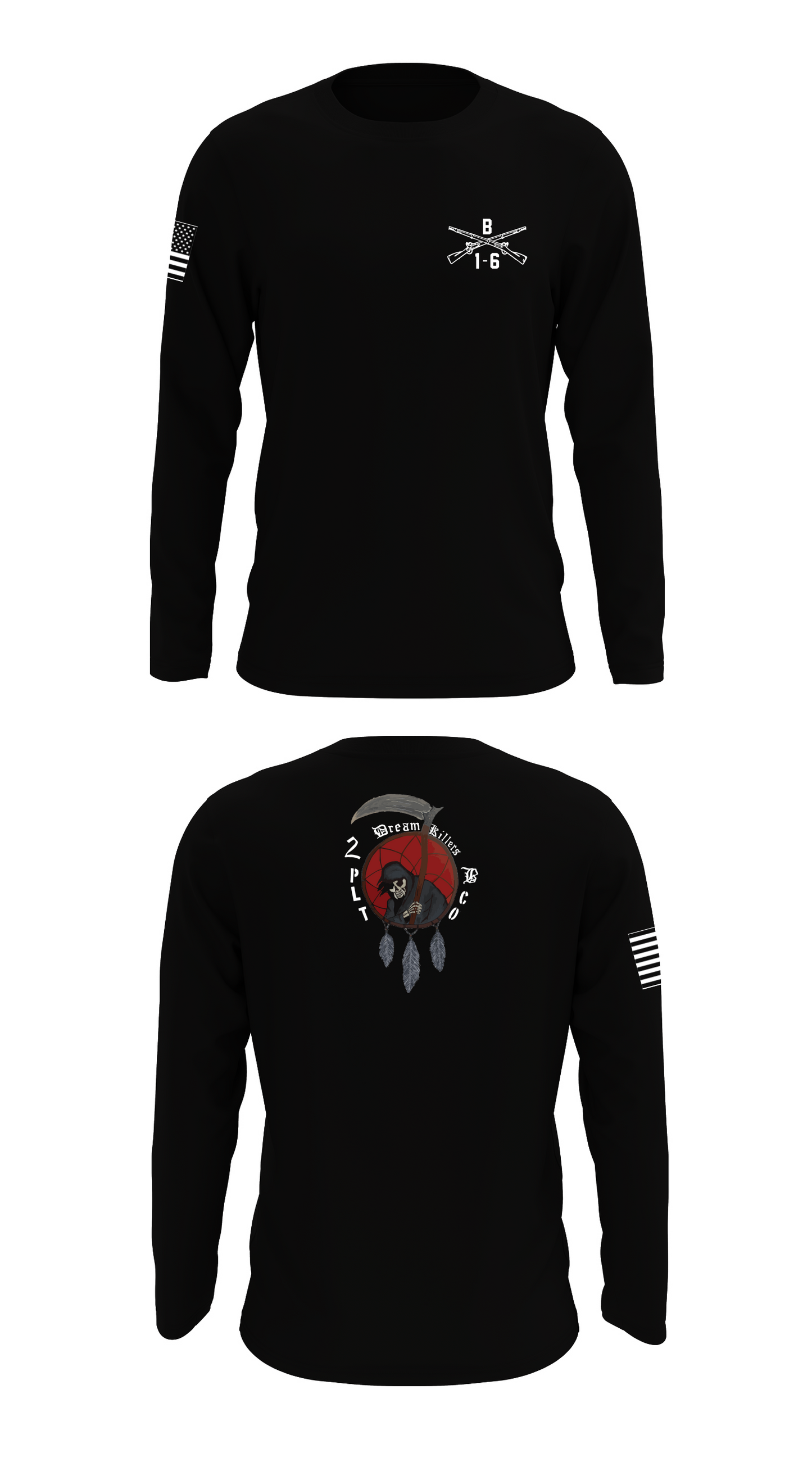 Dream Killers Store 1 Core Men's LS Performance Tee - 80020443222