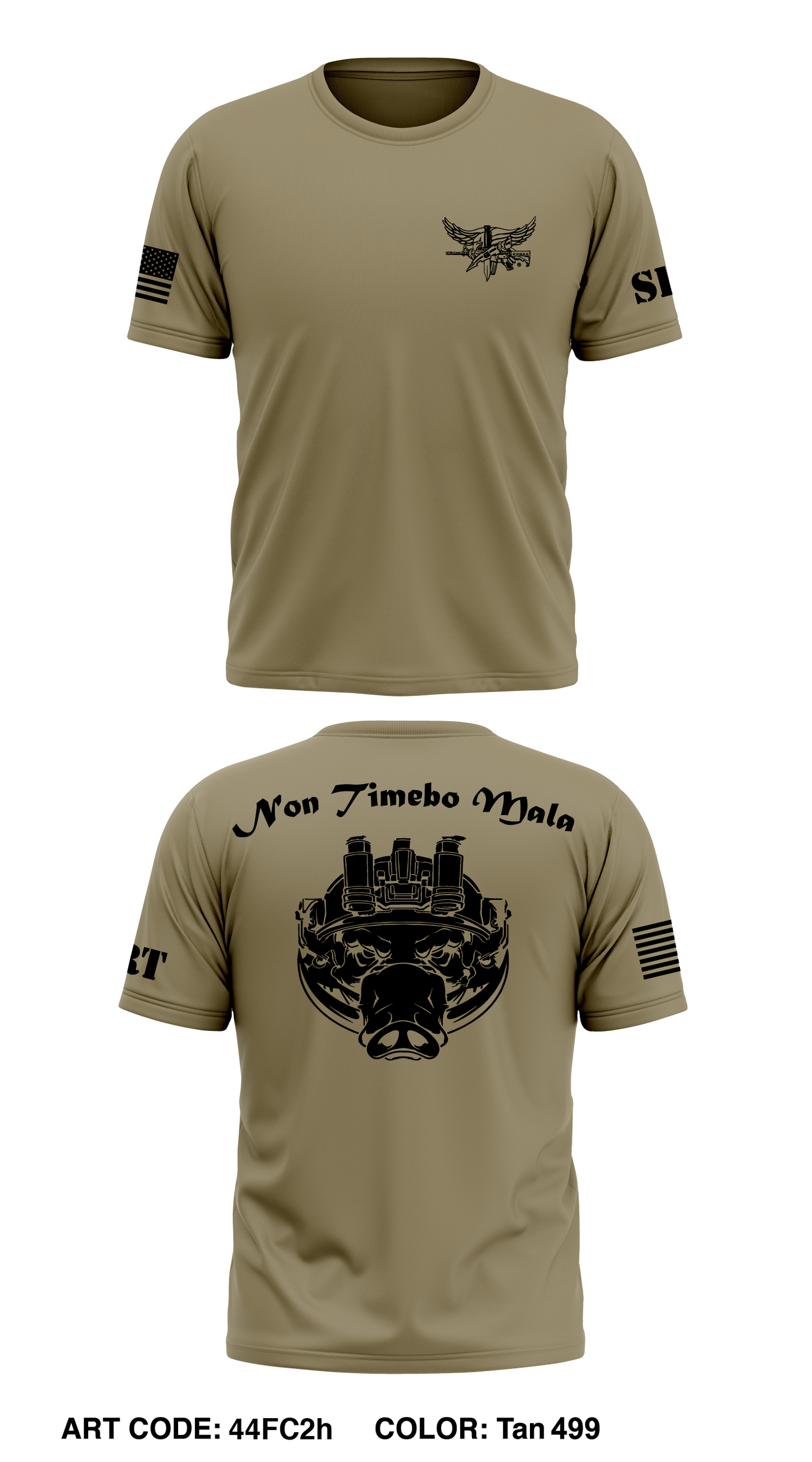 Fort Carson Special Reaction Team Store 1 Core Men's SS Performance Tee - 44FC2h
