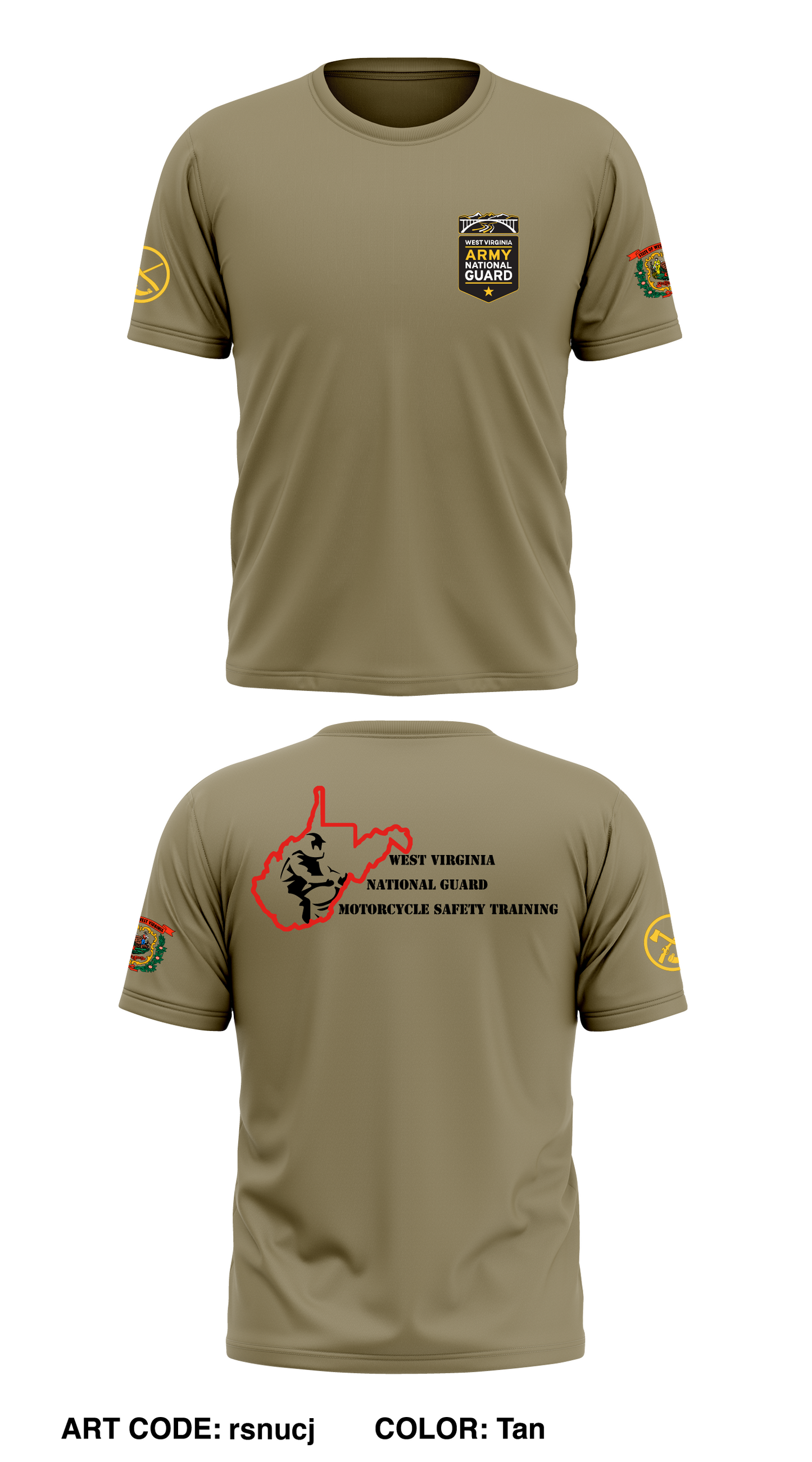 WVARNG Store 1 Core Men's SS Performance Tee - rsnucj