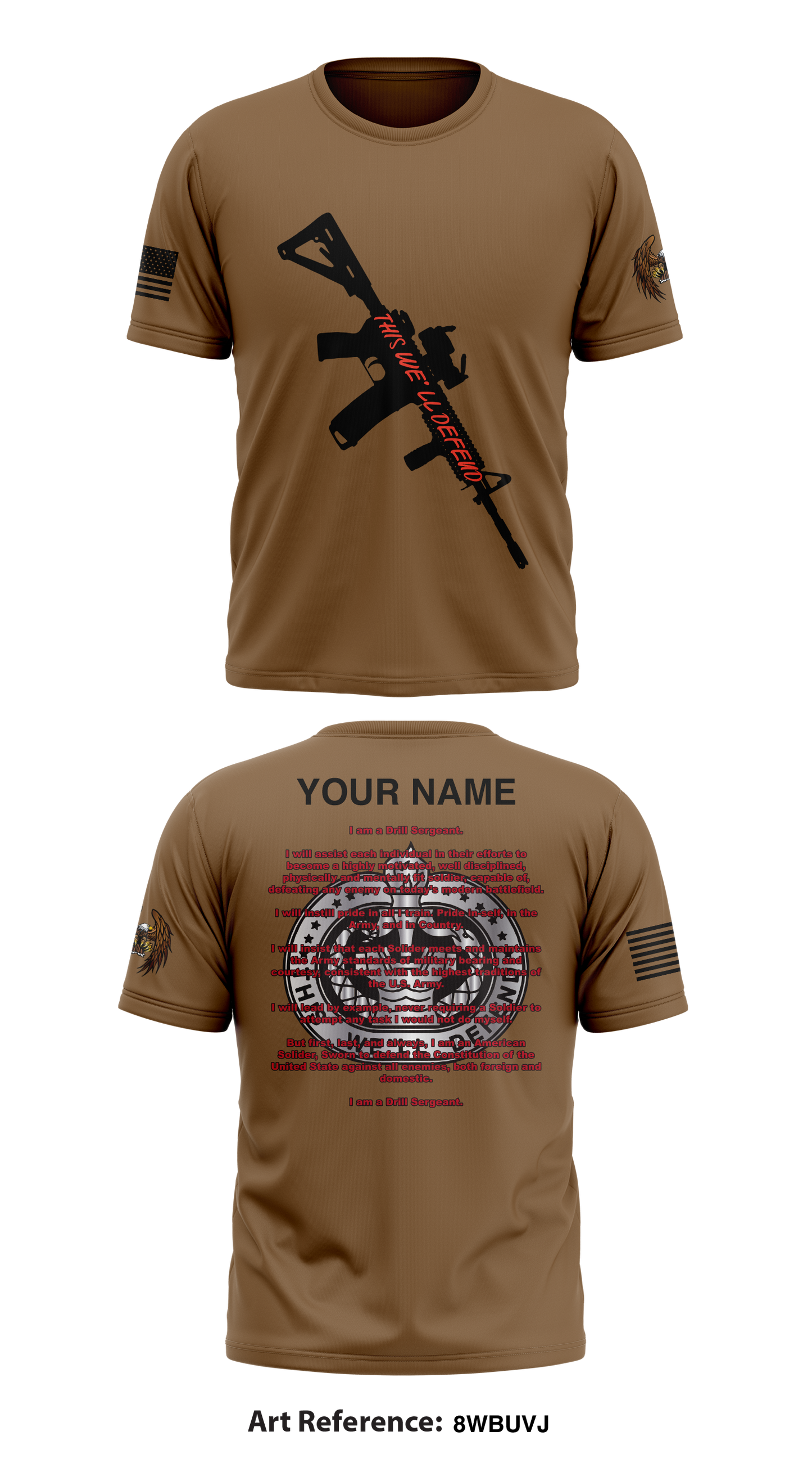 Echo Company, 266th QM BN Store 1 Core Men's SS Performance Tee - 8wBUVJ