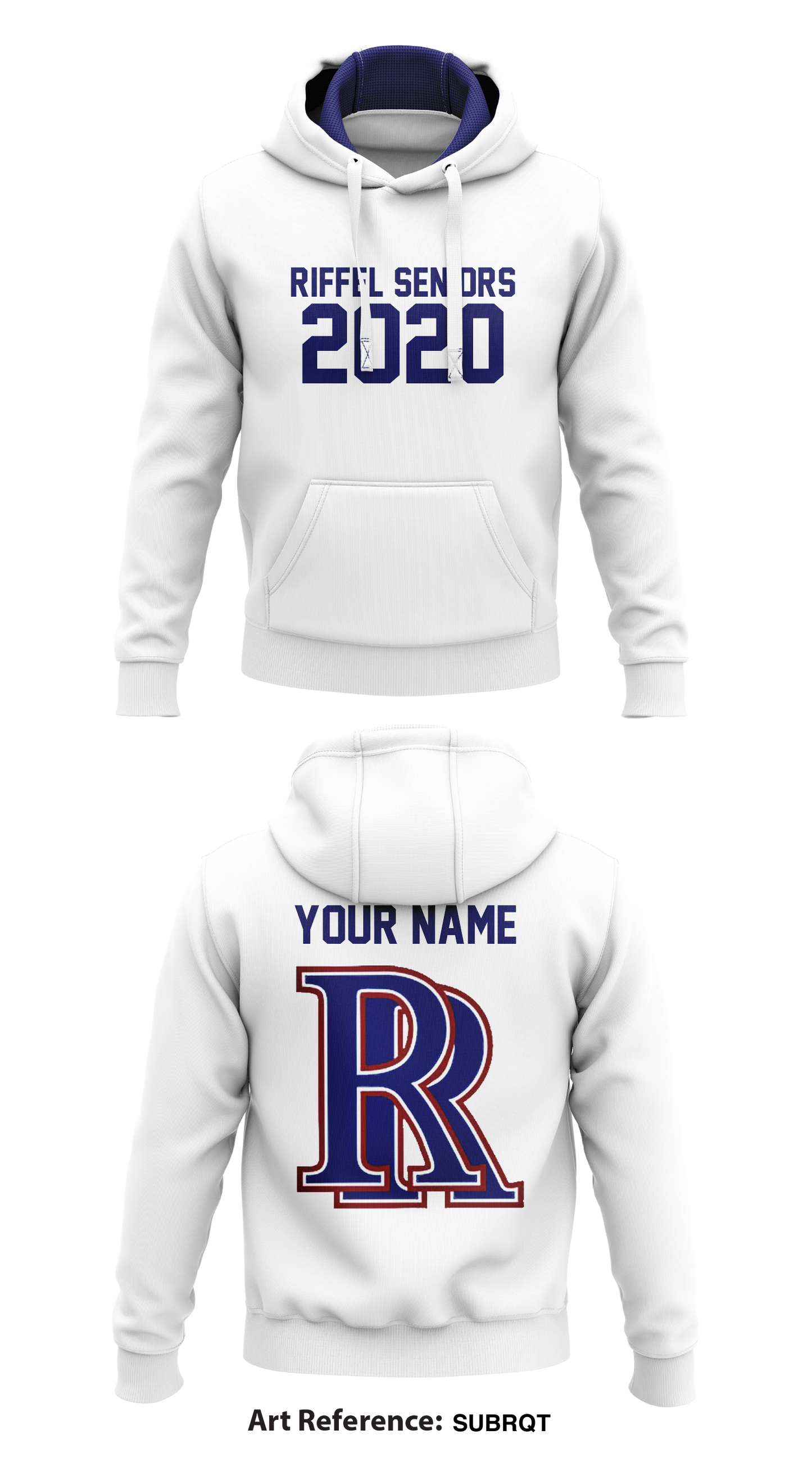 RIFFEL SENIORS Store 1 Core Men's Hooded Performance Sweatshirt - subrqt