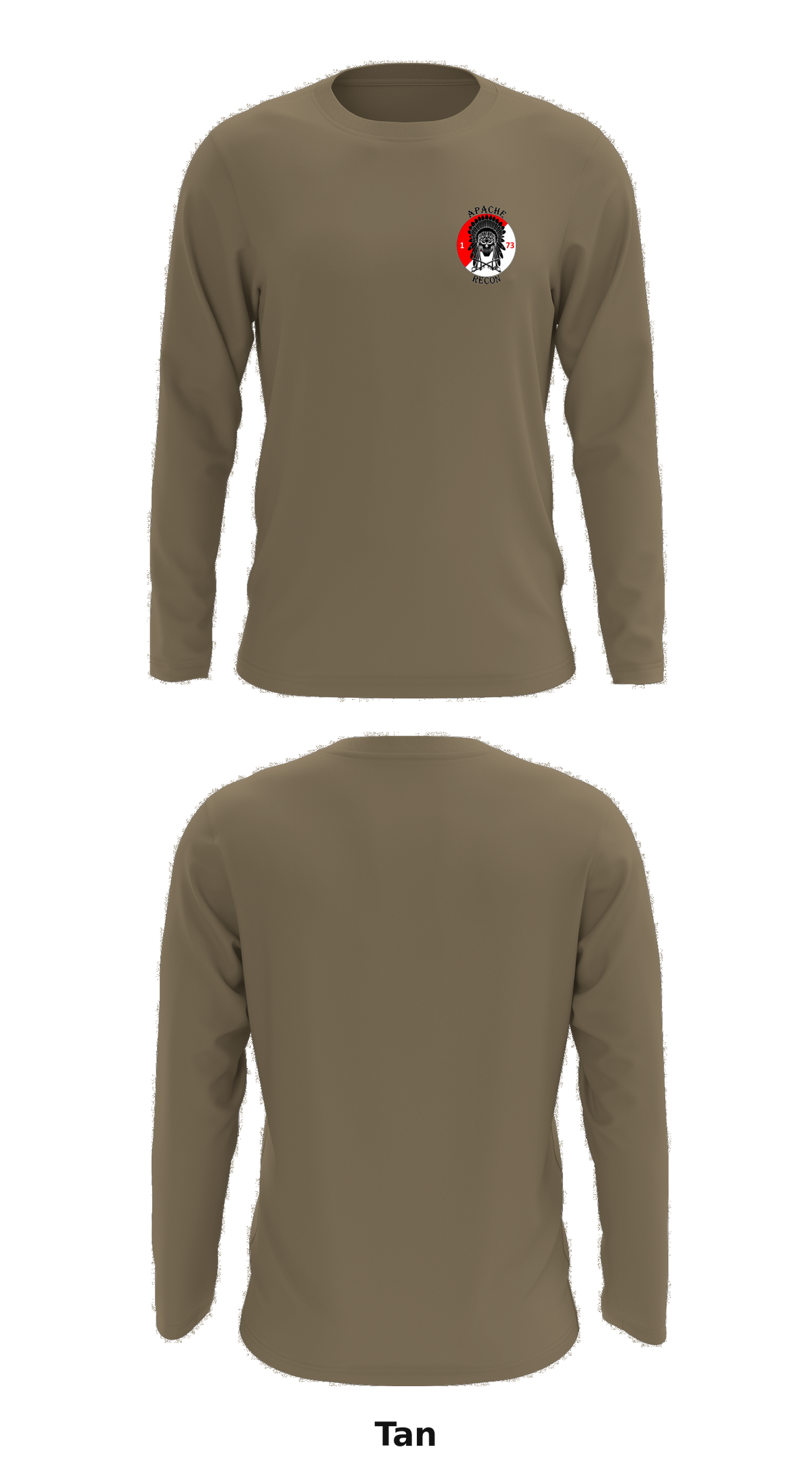 1-73 cav alpha troop store 1 Core Men's LS Performance Tee - 93488552846