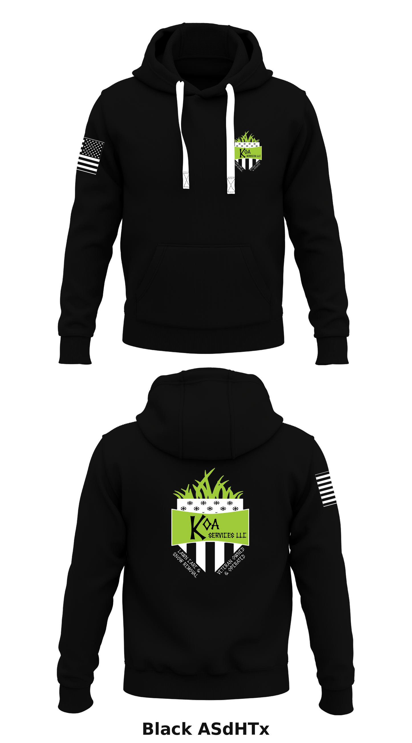 Koa Services Store 1 Core Men's Hooded Performance Sweatshirt - ASdHTx
