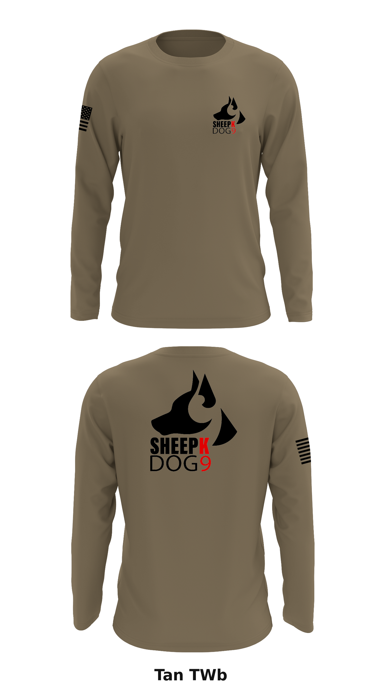 K9 UNIT Store 1 Core Men's LS Performance Tee - TWb