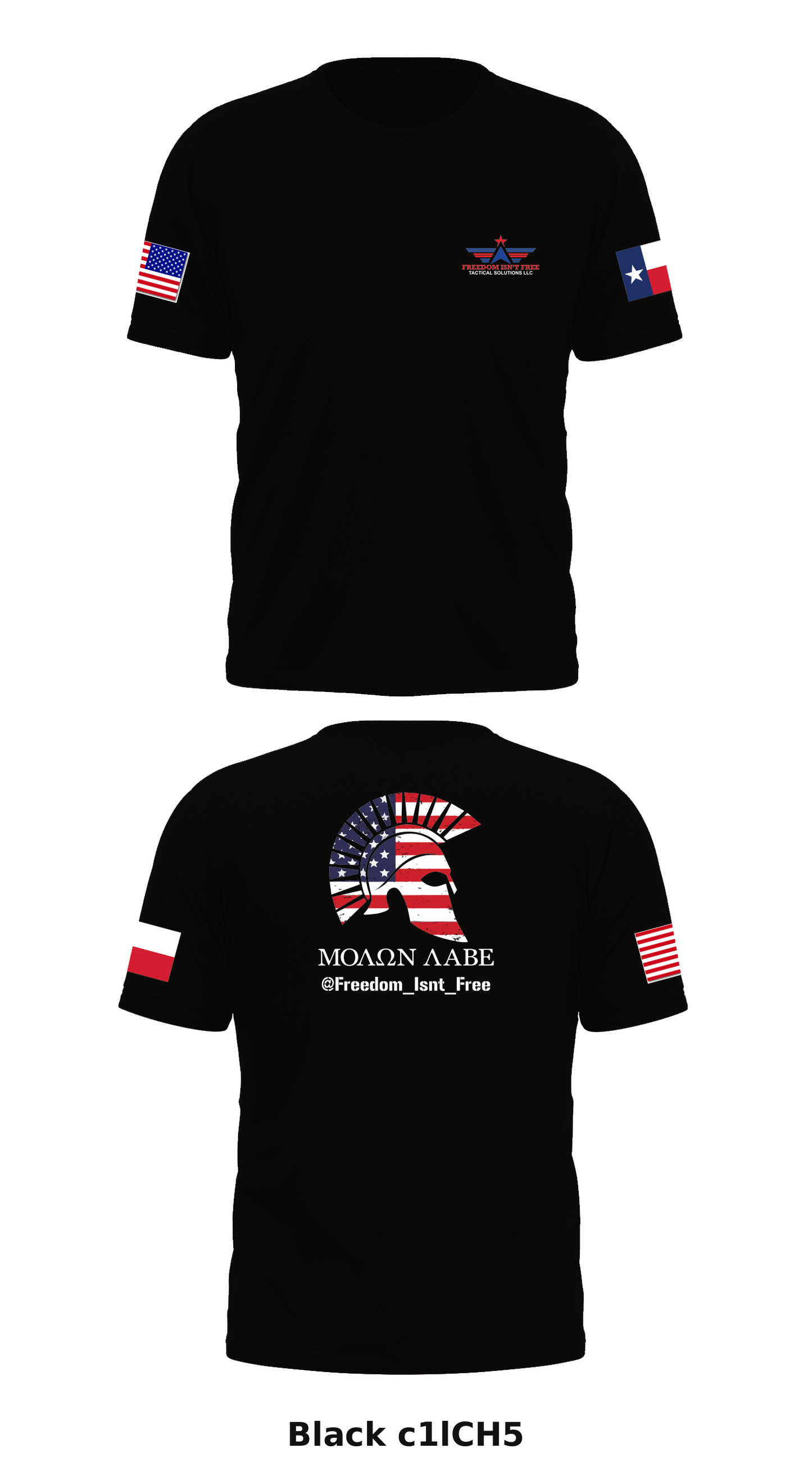 Freedom Ins’t Free Tactical Solutions LLC Store 1 Core Men's SS Performance Tee - c1lCH5